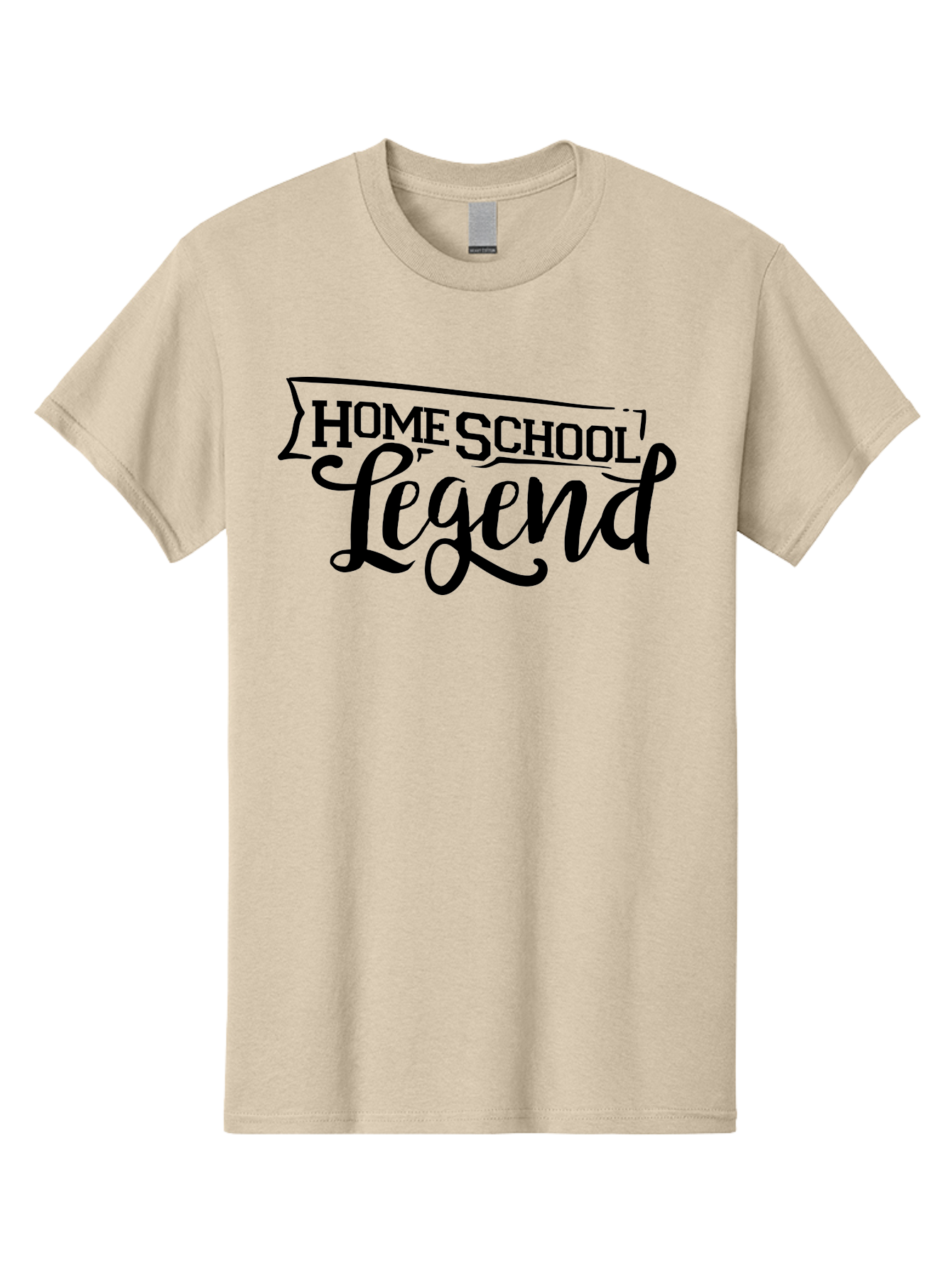 Home-School-Legend Men'S Graphic Tee, 100% Cotton, Comfortable Casual Summer Wear, Machine Washable, Home School Legend, Homeschooling, Personalized Learning, Custom Education, Educational Excellence, Homeschool Pride Aab332