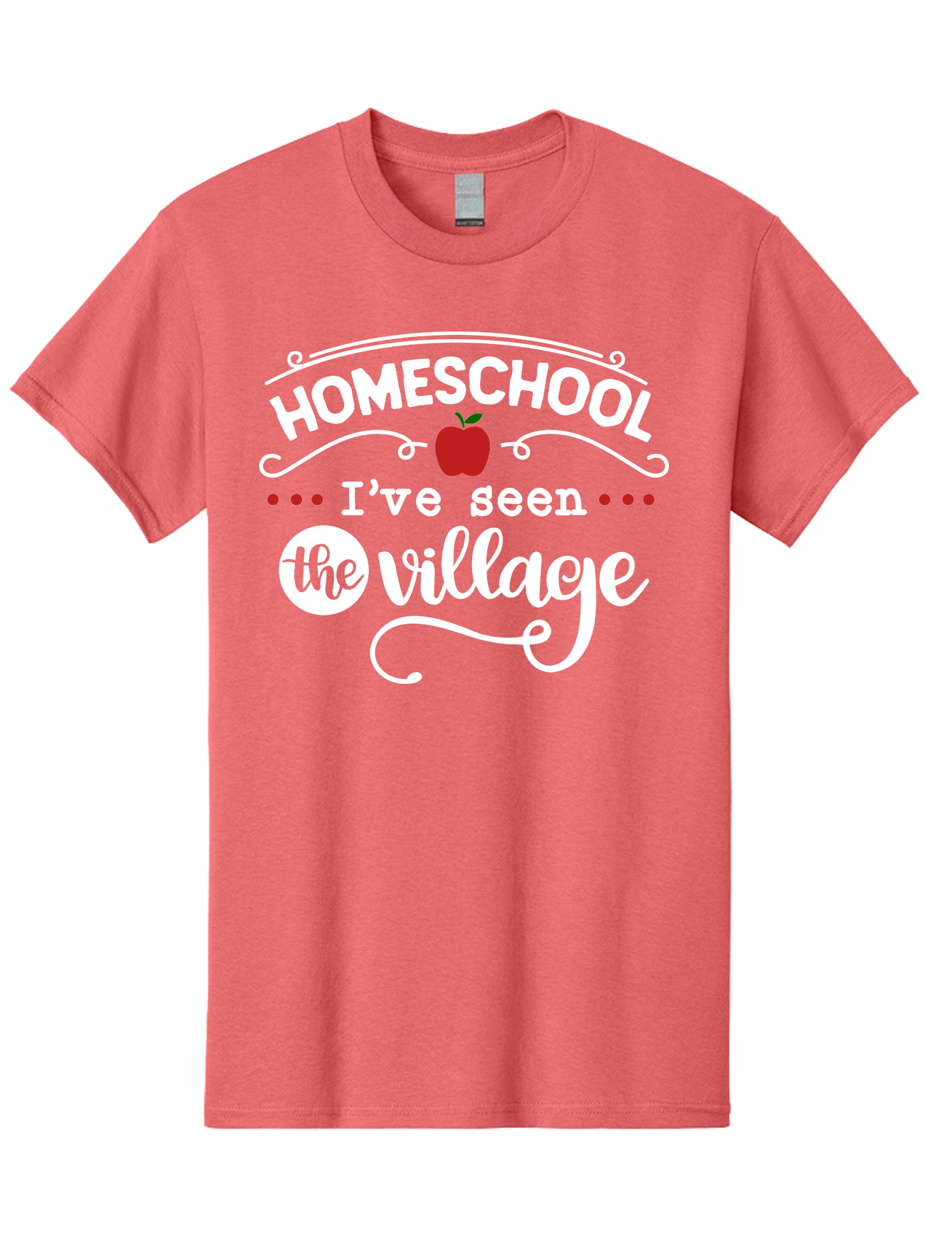 Homeschool-I-Ve-Seen-The-Village-2 Men'S Graphic Tee, 100% Cotton, Comfortable Casual Summer Wear, Machine Washable, Homeschool, Alternative Education, Village Community, Personalized Learning, Homeschooling Parents, Educational Freedom, Aab343