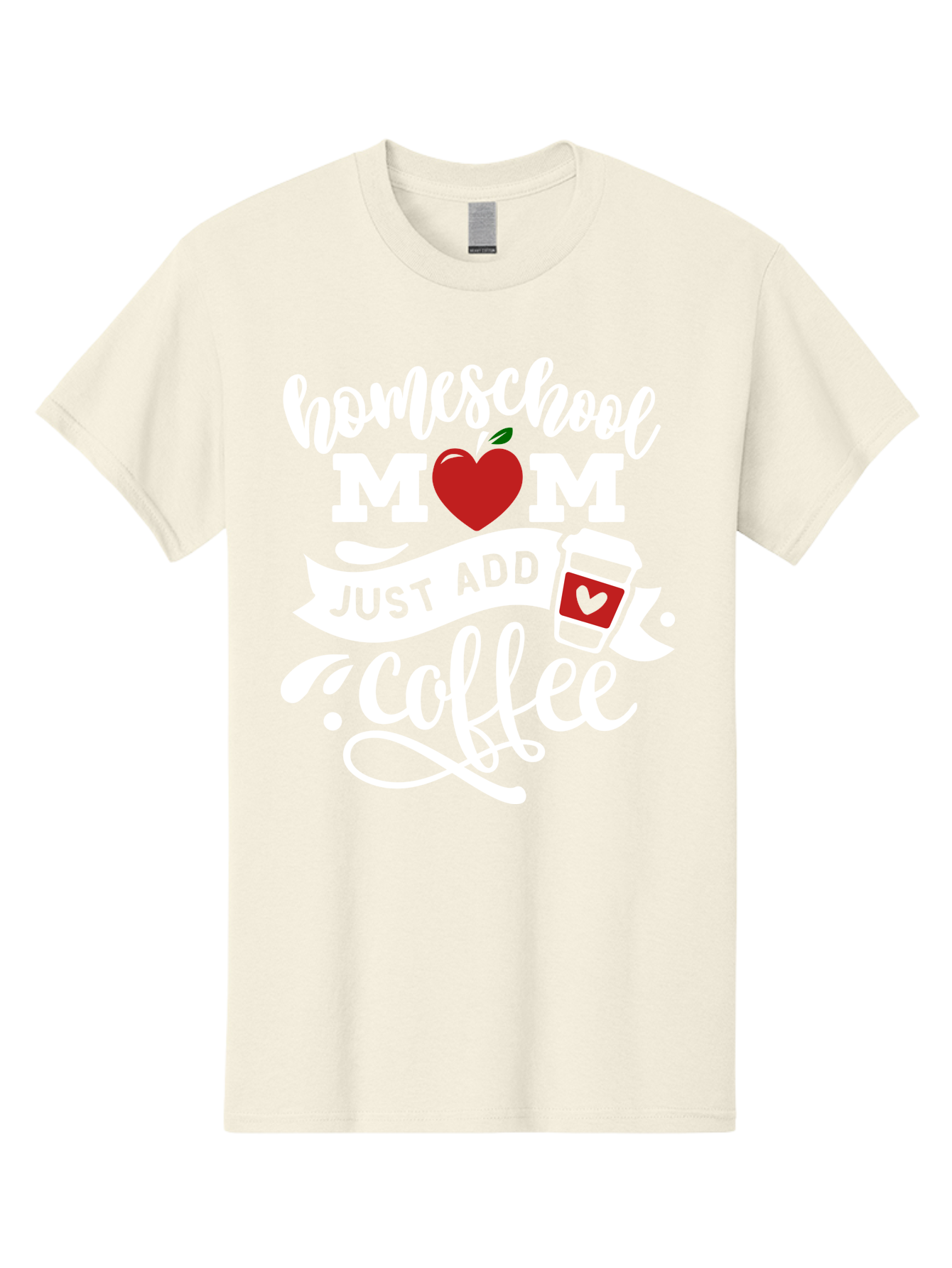 Homeschool-Mom-2 Men'S Graphic Tee, 100% Cotton, Comfortable Casual Summer Wear, Machine Washable, Homeschool Mom Quote, Funny Mom Quote, Coffee Cup Design, Mom Life, Homeschooling, Mom Humor, Parent Teacher, Coffee Lover Aab369