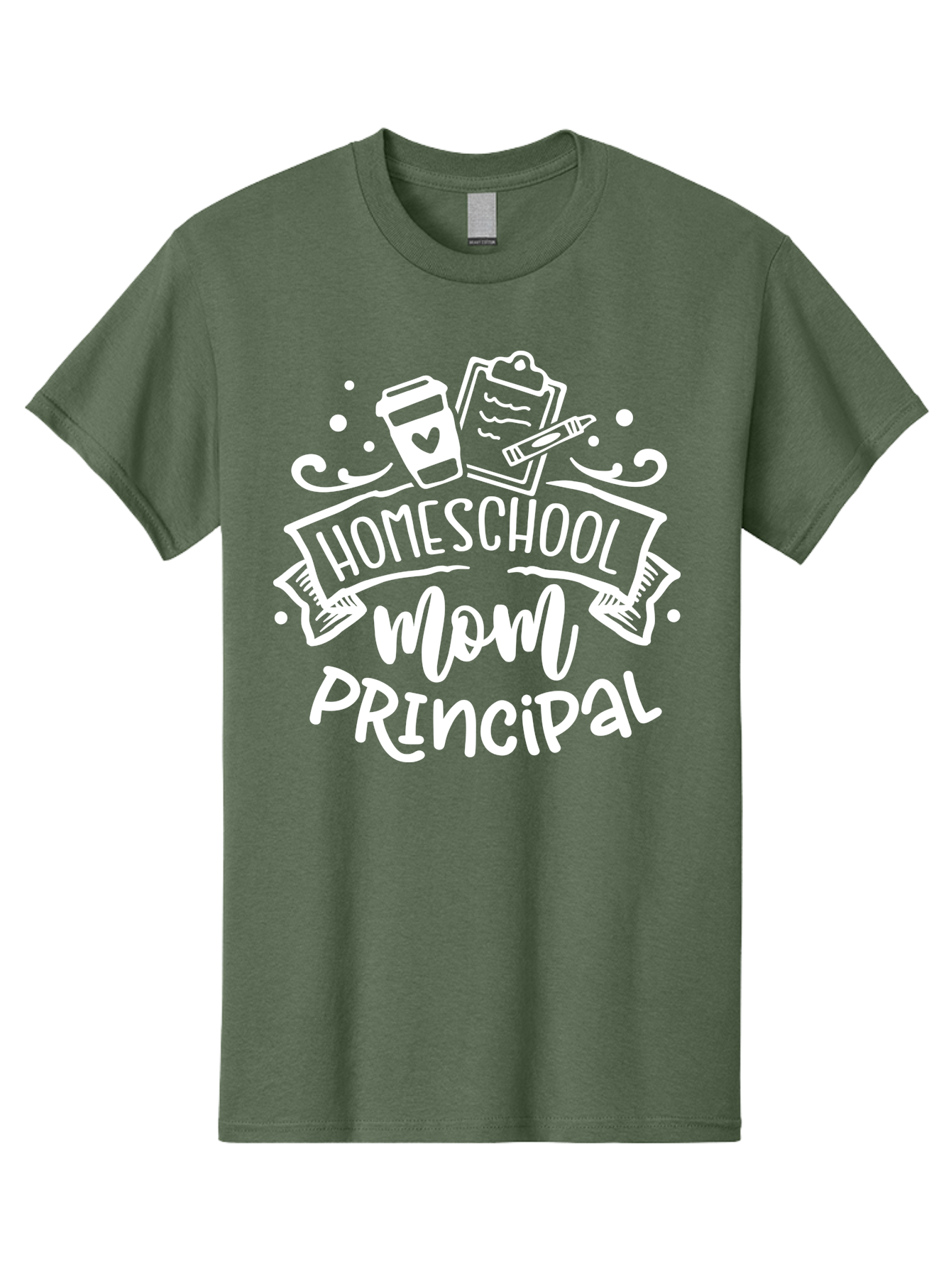 Homeschool-Mom-Principal-2 Men'S Graphic Tee, 100% Cotton, Comfortable Casual Summer Wear, Machine Washable, Homeschool Mom, Principal, Education, Homeschooling, Mom Life, Coffee Lover, Learning, Teaching, Parenting, Family, Kids, Aab377