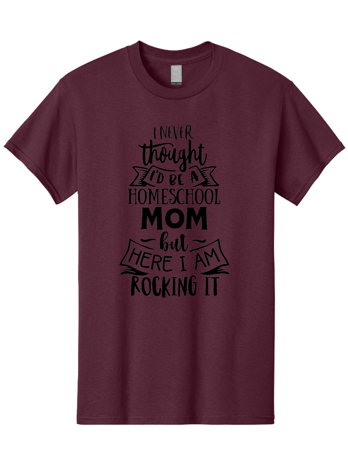 Homeschool-Mom-Quote-1 Men'S Graphic Tee, 100% Cotton, Comfortable Casual Summer Wear, Machine Washable, Homeschool Mom, Proud Parent, Homeschooling, Parenting Journey, Mom Life, Education, Learning, Inspirational Quote, Funny Quote, Aab380