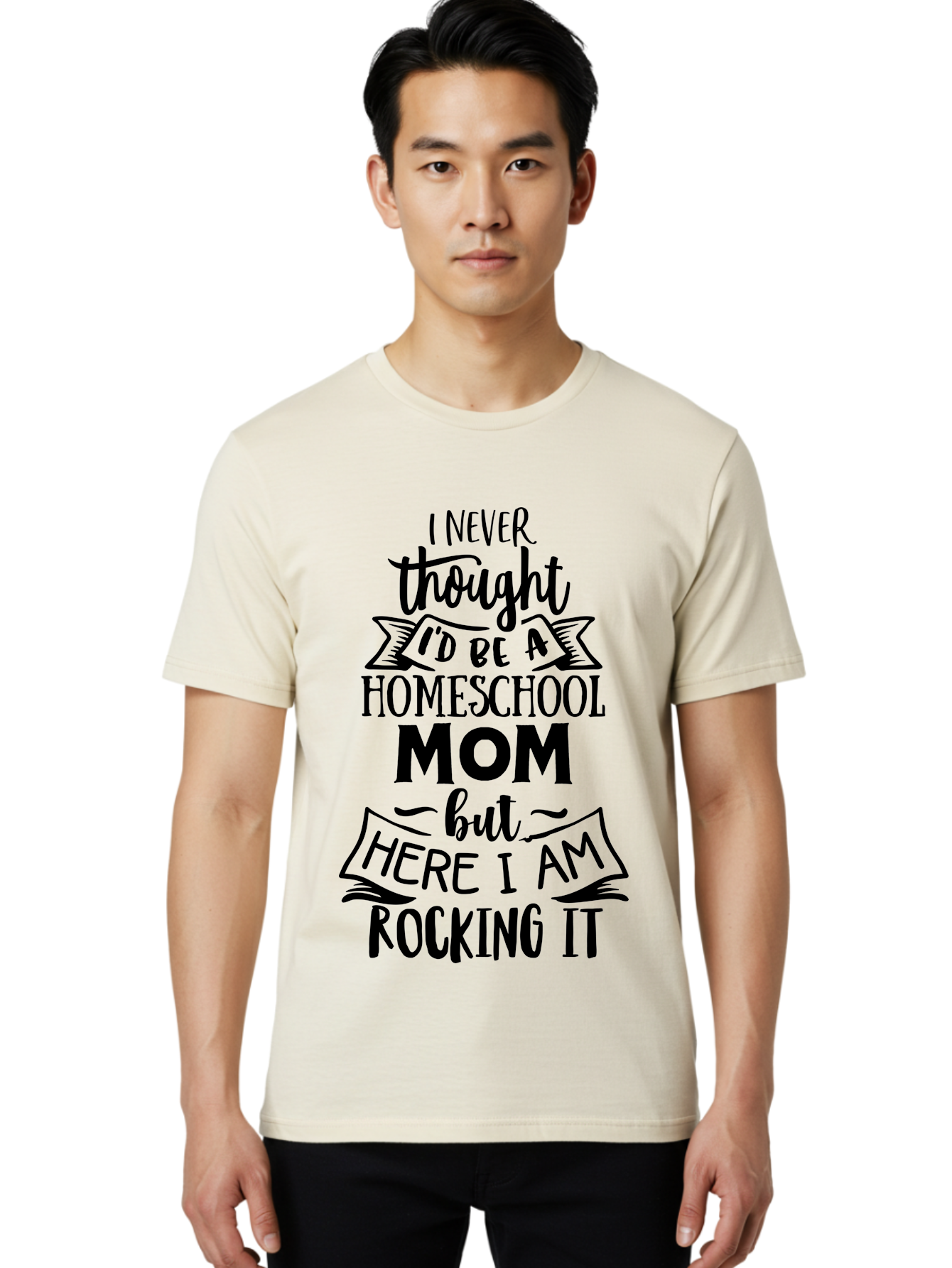 Homeschool-Mom-Quote-1 Men'S Graphic Tee, 100% Cotton, Comfortable Casual Summer Wear, Machine Washable, Homeschool Mom, Proud Parent, Homeschooling, Parenting Journey, Mom Life, Education, Learning, Inspirational Quote, Funny Quote, Aab380