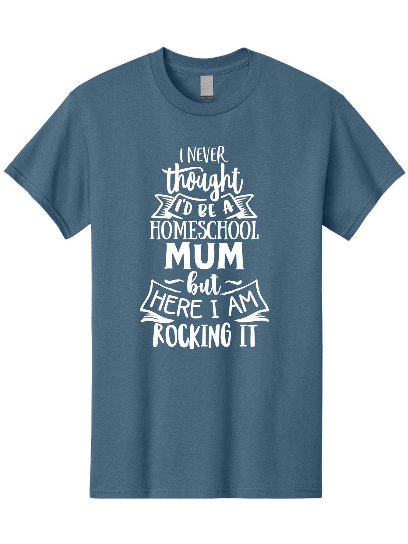 Homeschool-Mum Men'S Graphic Tee, 100% Cotton, Comfortable Casual Summer Wear, Machine Washable, Homeschool Mom, Parenting Quote, Homeschooling Inspiration, Mom Life, Funny Parenting, Inspirational Quote, Mom Quotes, Homeschooling Journey Aab399