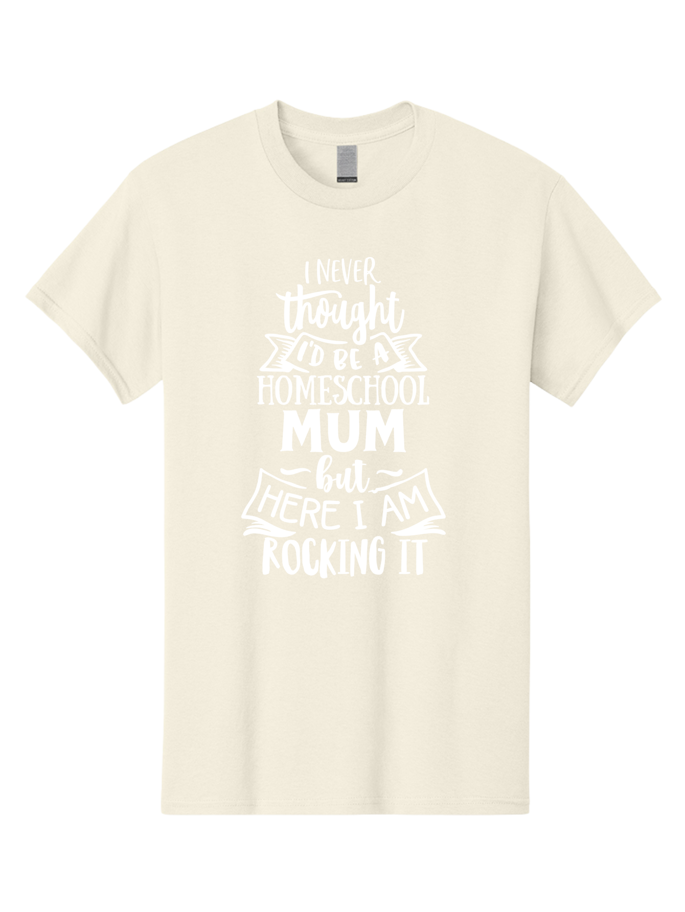 Homeschool-Mum Men'S Graphic Tee, 100% Cotton, Comfortable Casual Summer Wear, Machine Washable, Homeschool Mom, Parenting Quote, Homeschooling Inspiration, Mom Life, Funny Parenting, Inspirational Quote, Mom Quotes, Homeschooling Journey Aab399