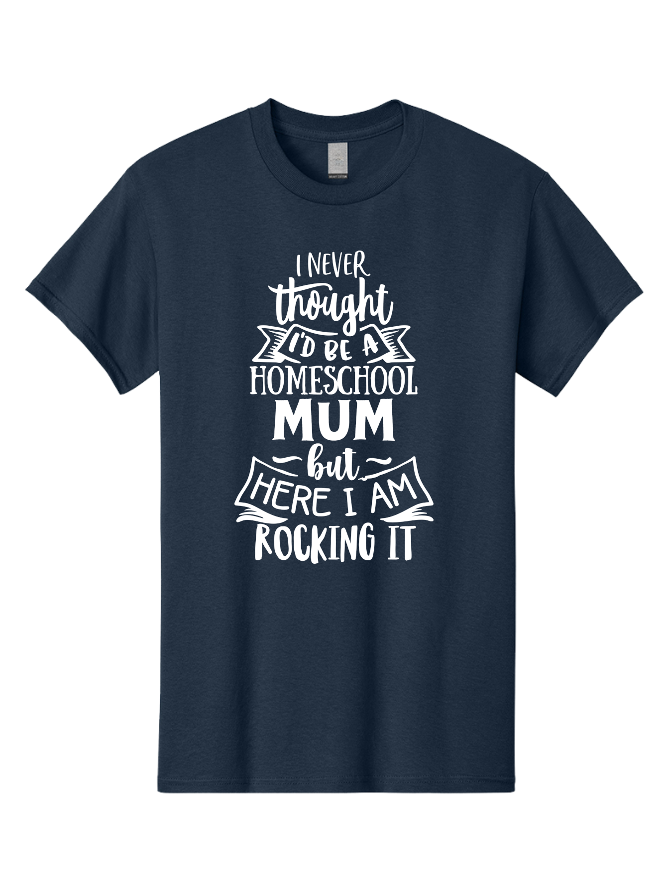 Homeschool-Mum Men'S Graphic Tee, 100% Cotton, Comfortable Casual Summer Wear, Machine Washable, Homeschool Mom, Parenting Quote, Homeschooling Inspiration, Mom Life, Funny Parenting, Inspirational Quote, Mom Quotes, Homeschooling Journey Aab399