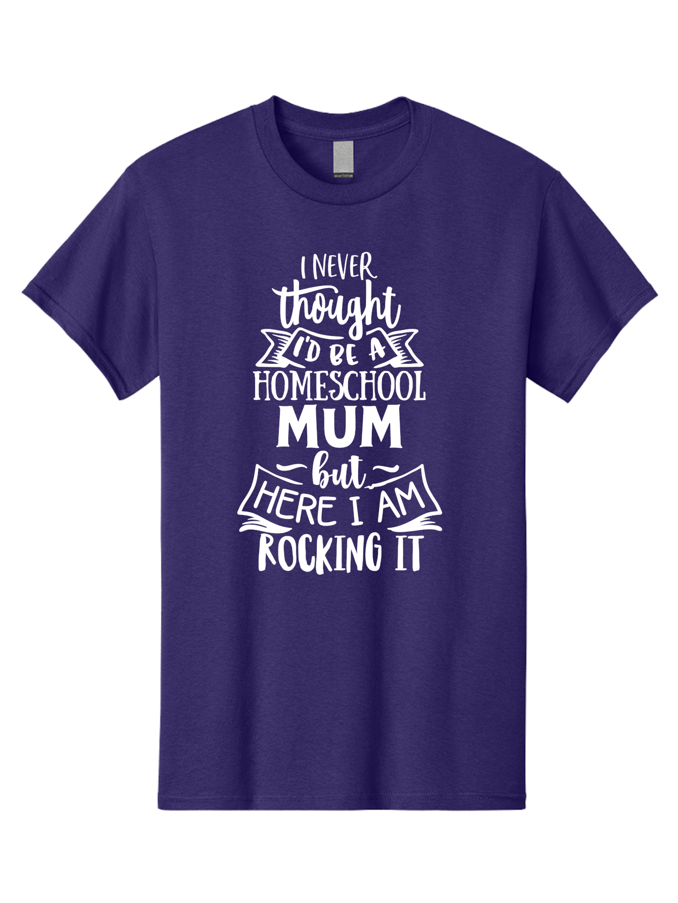 Homeschool-Mum Men'S Graphic Tee, 100% Cotton, Comfortable Casual Summer Wear, Machine Washable, Homeschool Mom, Parenting Quote, Homeschooling Inspiration, Mom Life, Funny Parenting, Inspirational Quote, Mom Quotes, Homeschooling Journey Aab399