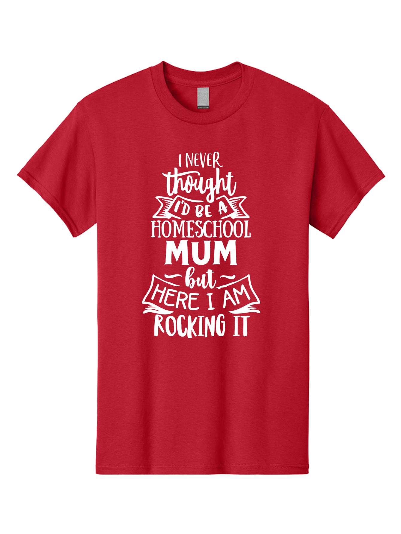 Homeschool-Mum Men'S Graphic Tee, 100% Cotton, Comfortable Casual Summer Wear, Machine Washable, Homeschool Mom, Parenting Quote, Homeschooling Inspiration, Mom Life, Funny Parenting, Inspirational Quote, Mom Quotes, Homeschooling Journey Aab399