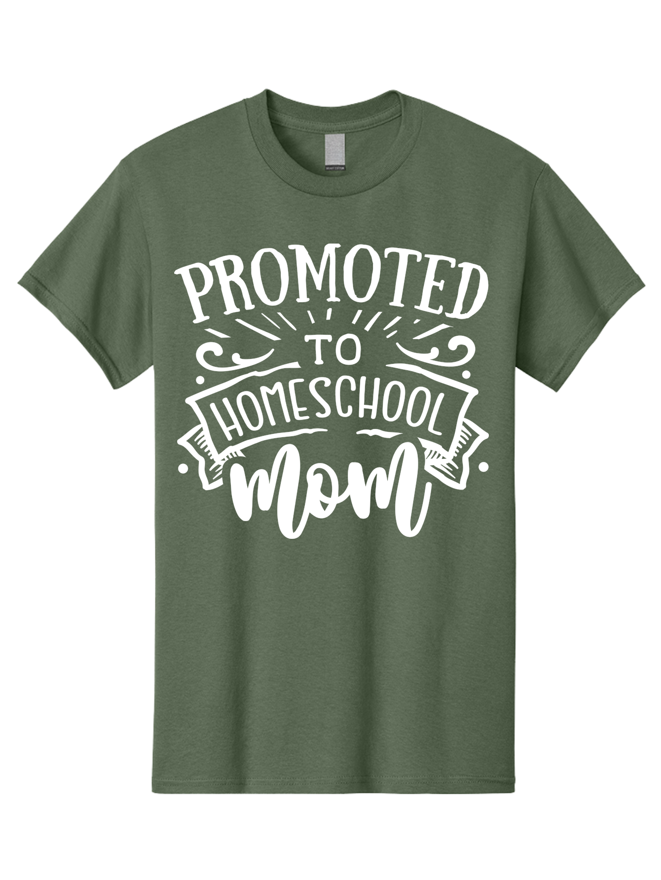 Promoted-To-Homeschool-Mom Men'S Graphic Tee, 100% Cotton, Comfortable Casual Summer Wear, Machine Washable, Homeschool Mom, Education At Home, Parenting Journey, Alternative Schooling, Mom Life, Family Learning, Personalized Education, Aab418