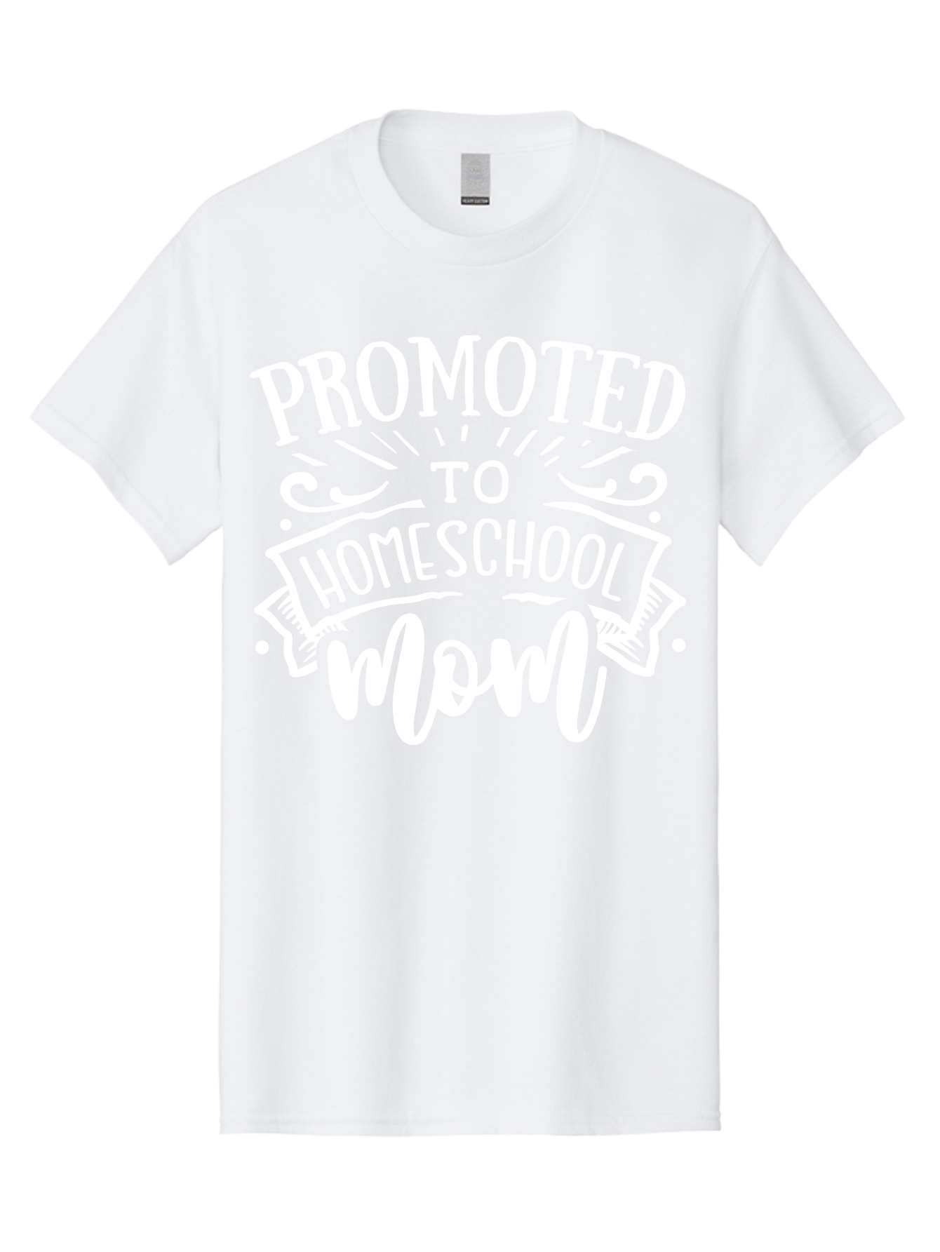 Promoted-To-Homeschool-Mom Men'S Graphic Tee, 100% Cotton, Comfortable Casual Summer Wear, Machine Washable, Homeschool Mom, Education At Home, Parenting Journey, Alternative Schooling, Mom Life, Family Learning, Personalized Education, Aab418