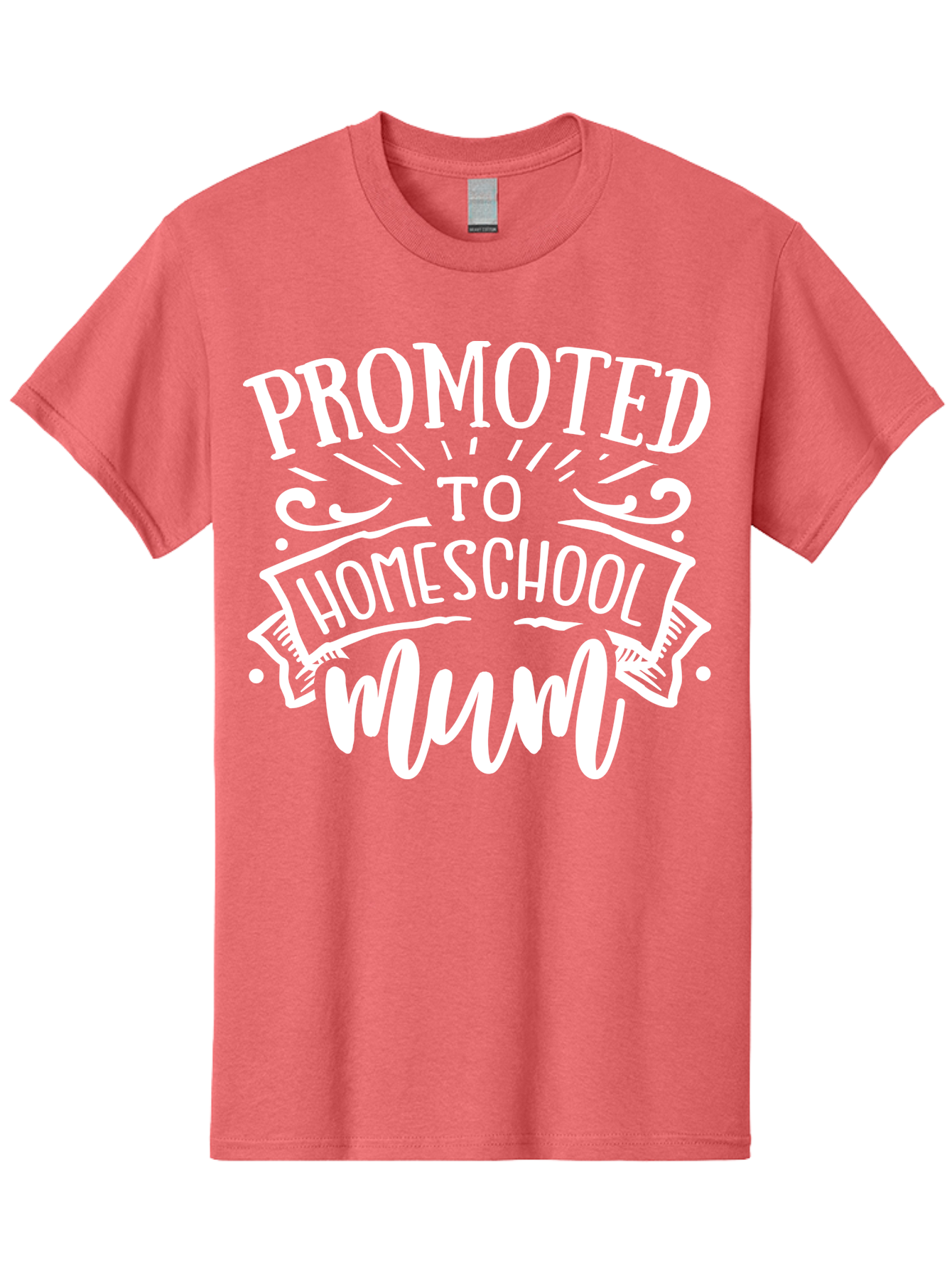 Promoted-To-Homeschool-Mum Men'S Graphic Tee, 100% Cotton, Comfortable Casual Summer Wear, Machine Washable, Homeschool Mom, Promoted To Homeschool Mum, Homeschooling, Mom Life, Parenting, Education, Funny Quote, Humorous Saying Aab420