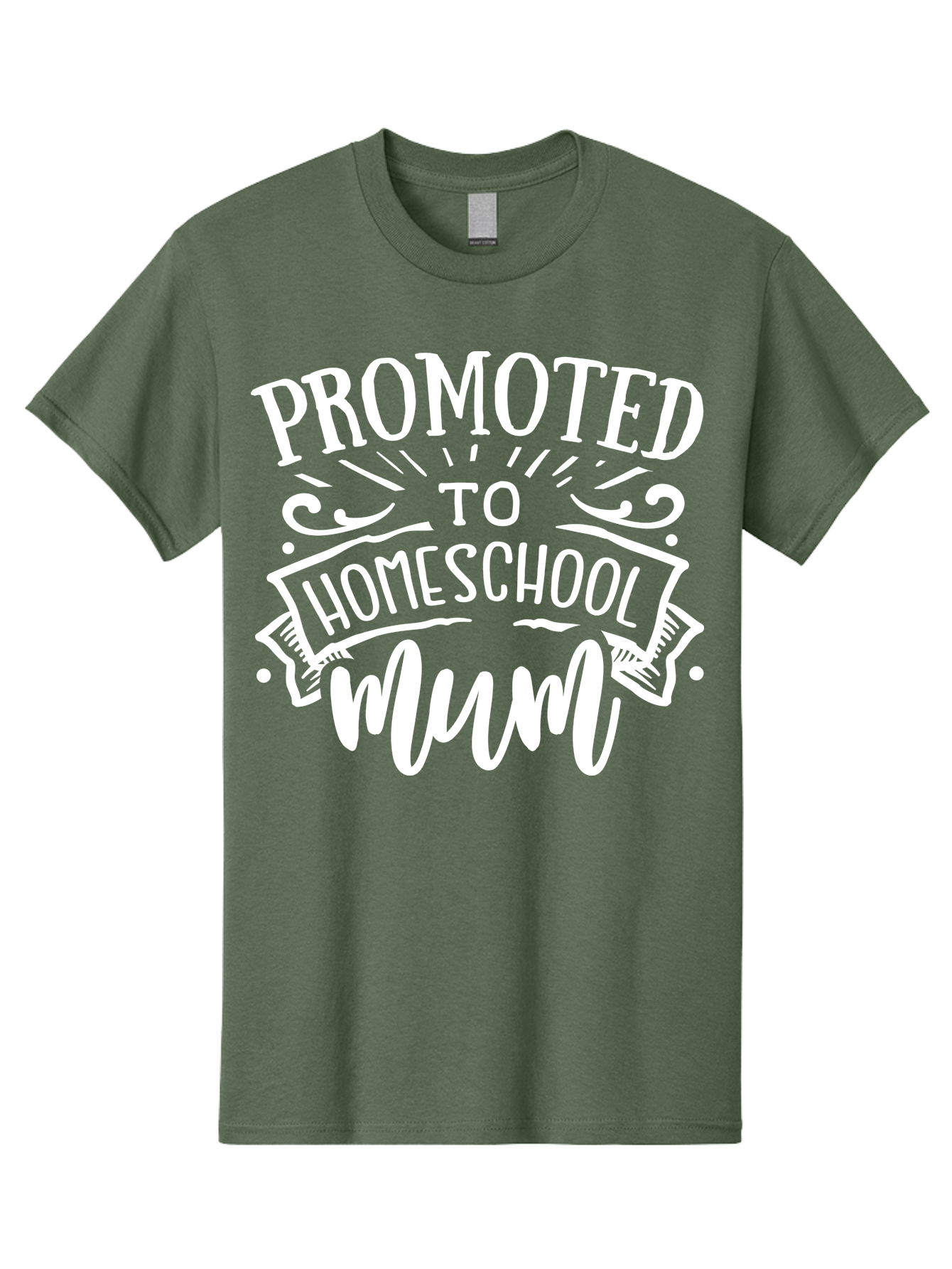 Promoted-To-Homeschool-Mum Men'S Graphic Tee, 100% Cotton, Comfortable Casual Summer Wear, Machine Washable, Homeschool Mom, Promoted To Homeschool Mum, Homeschooling, Mom Life, Parenting, Education, Funny Quote, Humorous Saying Aab420