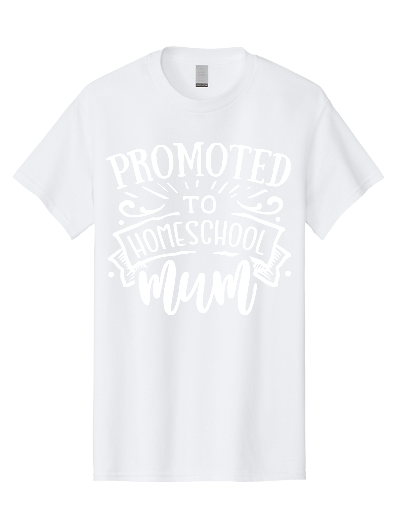 Promoted-To-Homeschool-Mum Men'S Graphic Tee, 100% Cotton, Comfortable Casual Summer Wear, Machine Washable, Homeschool Mom, Promoted To Homeschool Mum, Homeschooling, Mom Life, Parenting, Education, Funny Quote, Humorous Saying Aab420