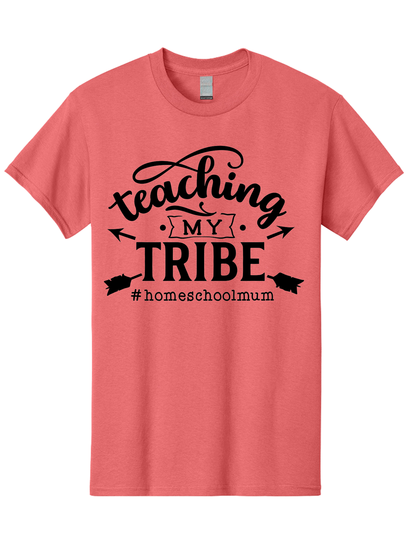 Teaching-My-Tribe-1 Men'S Graphic Tee, 100% Cotton, Comfortable Casual Summer Wear, Machine Washable, Homeschooling Mom, Teaching With Love, Homeschooling Community, Proud Parent, Education At Home, Teaching Tribe Aab446