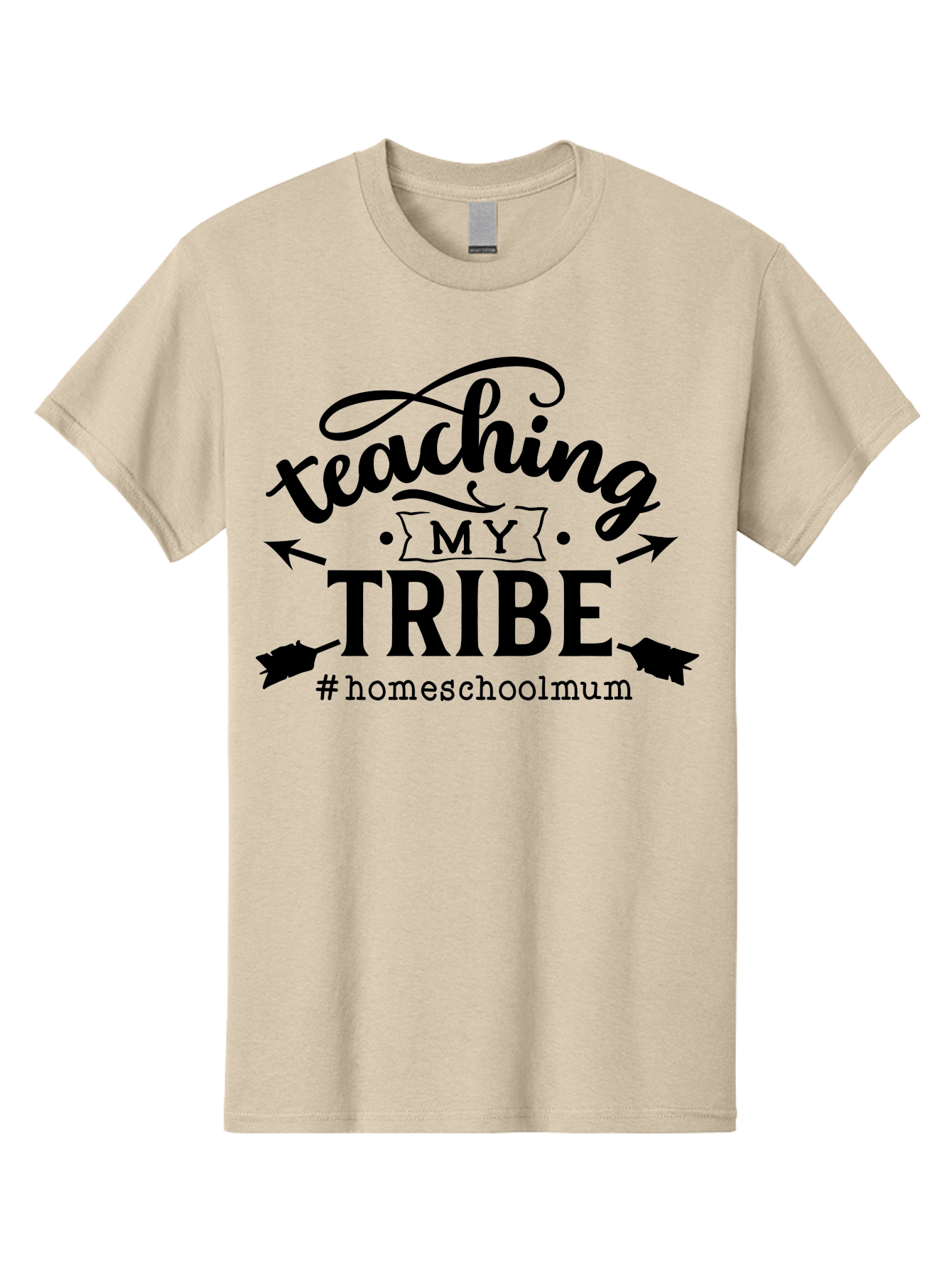Teaching-My-Tribe-1 Men'S Graphic Tee, 100% Cotton, Comfortable Casual Summer Wear, Machine Washable, Homeschooling Mom, Teaching With Love, Homeschooling Community, Proud Parent, Education At Home, Teaching Tribe Aab446