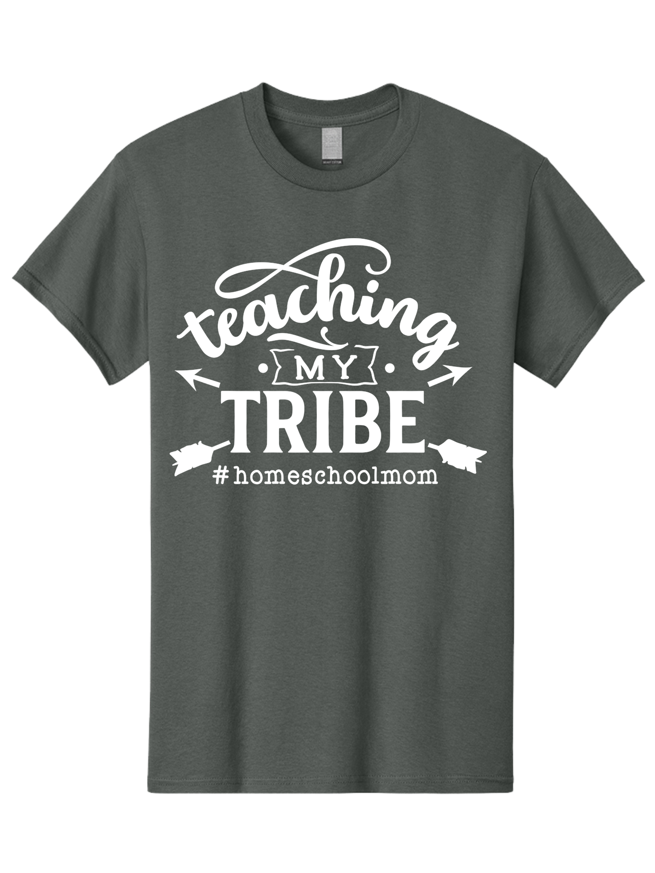 Teaching-My-Tribe-2 Men'S Graphic Tee, 100% Cotton, Comfortable Casual Summer Wear, Machine Washable, Homeschool Mom, Teaching My Tribe, Homeschooling, Parenting, Education, Family Learning, Custom Apparel, Inspirational Quote, Aab447