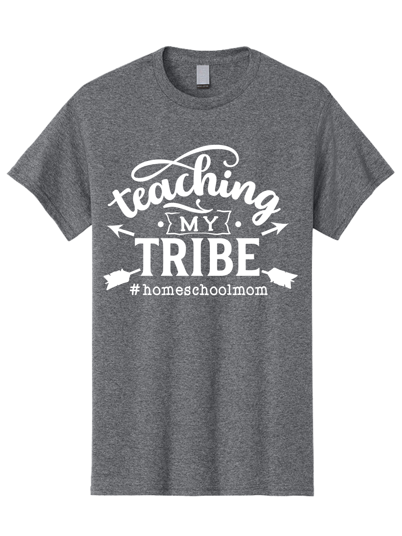 Teaching-My-Tribe-2 Men'S Graphic Tee, 100% Cotton, Comfortable Casual Summer Wear, Machine Washable, Homeschool Mom, Teaching My Tribe, Homeschooling, Parenting, Education, Family Learning, Custom Apparel, Inspirational Quote, Aab447