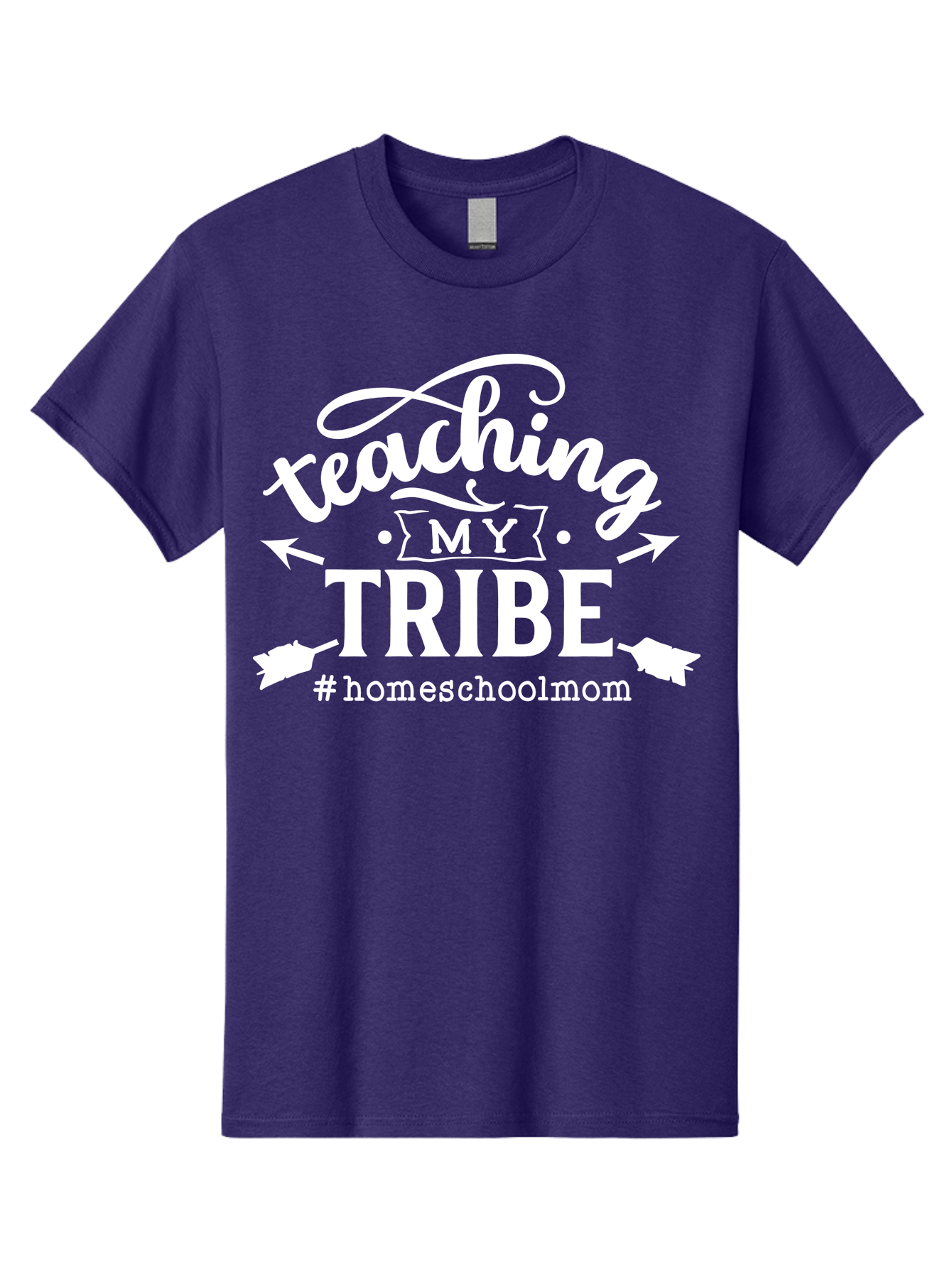 Teaching-My-Tribe-2 Men'S Graphic Tee, 100% Cotton, Comfortable Casual Summer Wear, Machine Washable, Homeschool Mom, Teaching My Tribe, Homeschooling, Parenting, Education, Family Learning, Custom Apparel, Inspirational Quote, Aab447
