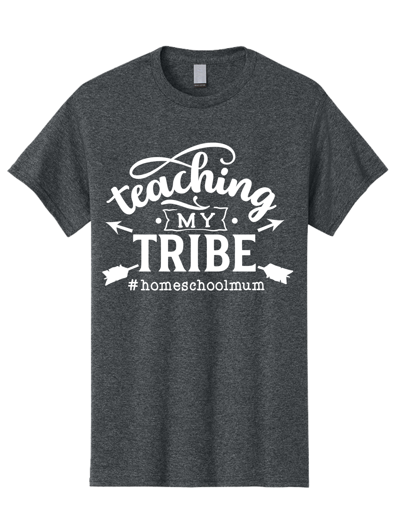 Teaching-My-Tribe Men'S Graphic Tee, 100% Cotton, Comfortable Casual Summer Wear, Machine Washable, Homeschool Mom, Teaching My Tribe, Homeschooling, Parenting, Education, Learning At Home, Family Bonding, #Homeschoolmum Aab449