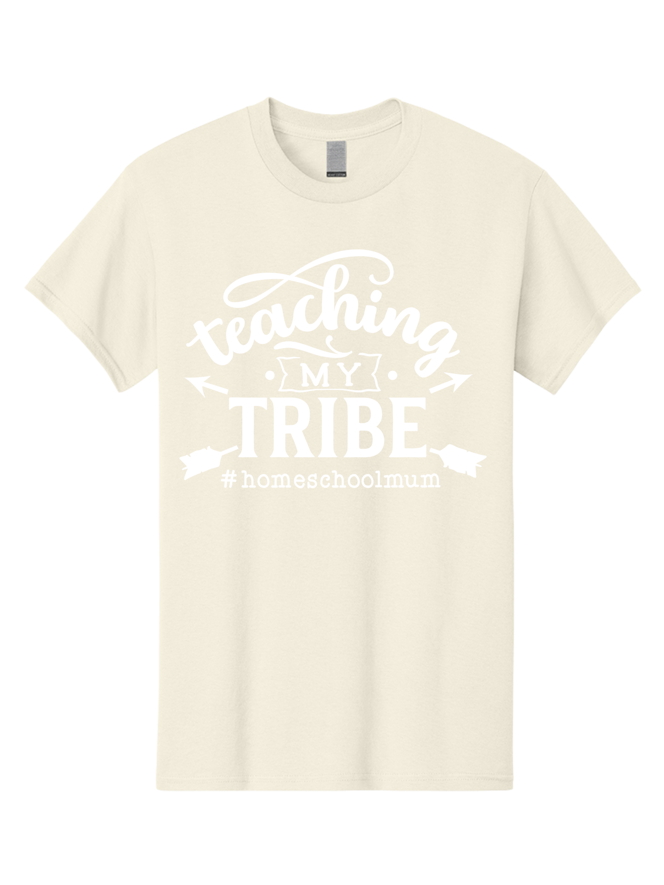 Teaching-My-Tribe Men'S Graphic Tee, 100% Cotton, Comfortable Casual Summer Wear, Machine Washable, Homeschool Mom, Teaching My Tribe, Homeschooling, Parenting, Education, Learning At Home, Family Bonding, #Homeschoolmum Aab449