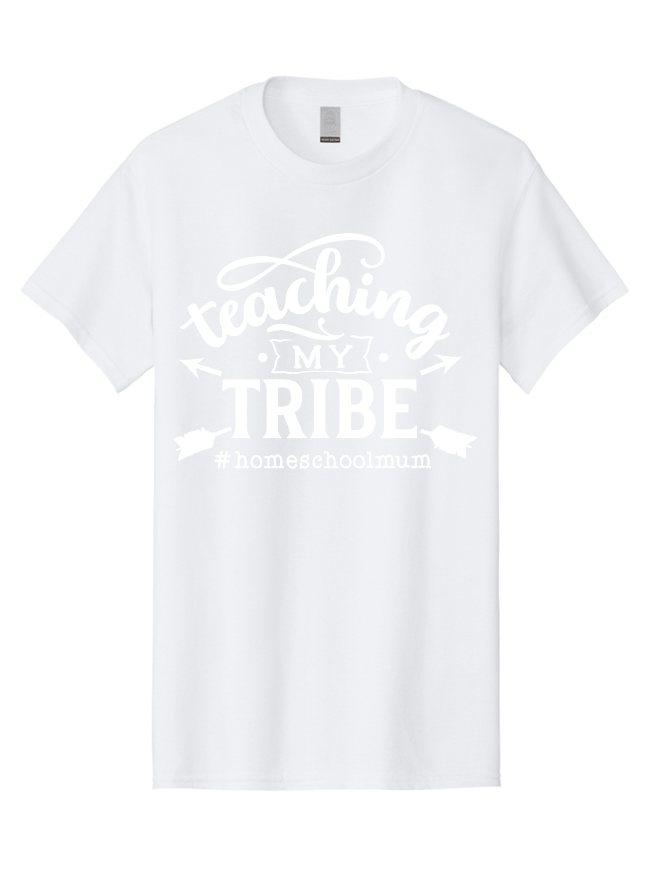 Teaching-My-Tribe Men'S Graphic Tee, 100% Cotton, Comfortable Casual Summer Wear, Machine Washable, Homeschool Mom, Teaching My Tribe, Homeschooling, Parenting, Education, Learning At Home, Family Bonding, #Homeschoolmum Aab449