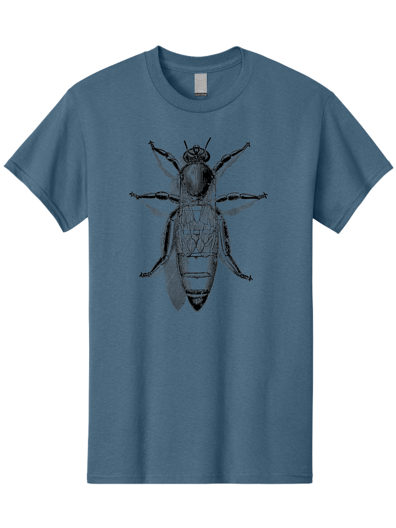 Beetle-Diagram Men'S Graphic Tee, 100% Cotton, Comfortable Casual Summer Wear, Machine Washable, Beetle Diagram, Insect Anatomy, Entomology Illustration, Technical Drawing, Bugs, Insects, Detailed Design, Scientific Artwork, Bug Structure Aab506
