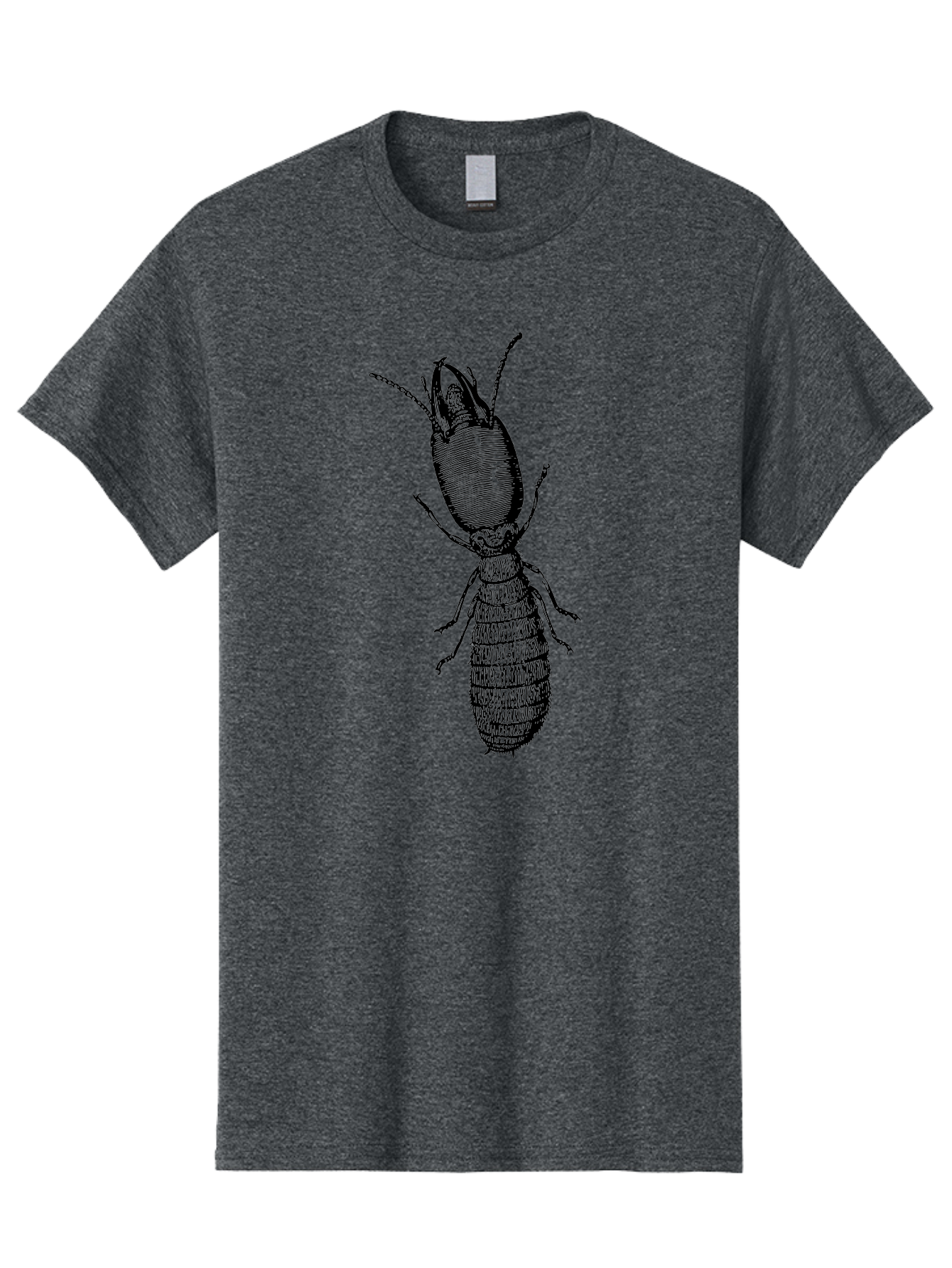 Beetle-Illustration Men'S Graphic Tee, 100% Cotton, Comfortable Casual Summer Wear, Machine Washable, Insect Anatomy, Entomology Illustration, Beetle Species, Detailed Drawing, Scientific Artwork, Insect Morphology, Nature Study Aab509