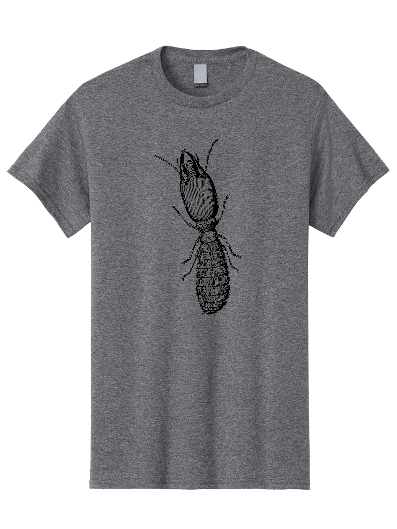 Beetle-Illustration Men'S Graphic Tee, 100% Cotton, Comfortable Casual Summer Wear, Machine Washable, Insect Anatomy, Entomology Illustration, Beetle Species, Detailed Drawing, Scientific Artwork, Insect Morphology, Nature Study Aab509