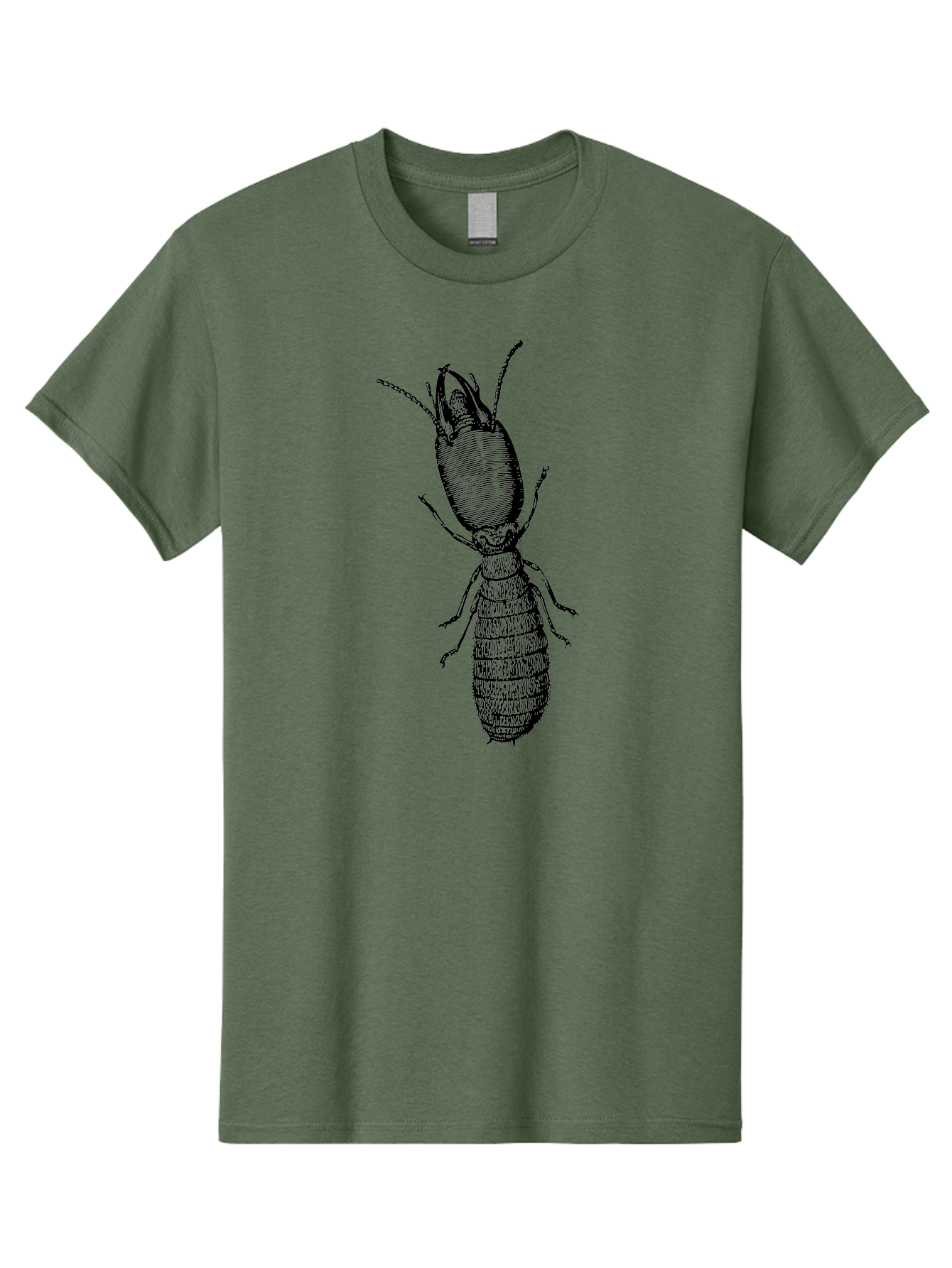 Beetle-Illustration Men'S Graphic Tee, 100% Cotton, Comfortable Casual Summer Wear, Machine Washable, Insect Anatomy, Entomology Illustration, Beetle Species, Detailed Drawing, Scientific Artwork, Insect Morphology, Nature Study Aab509