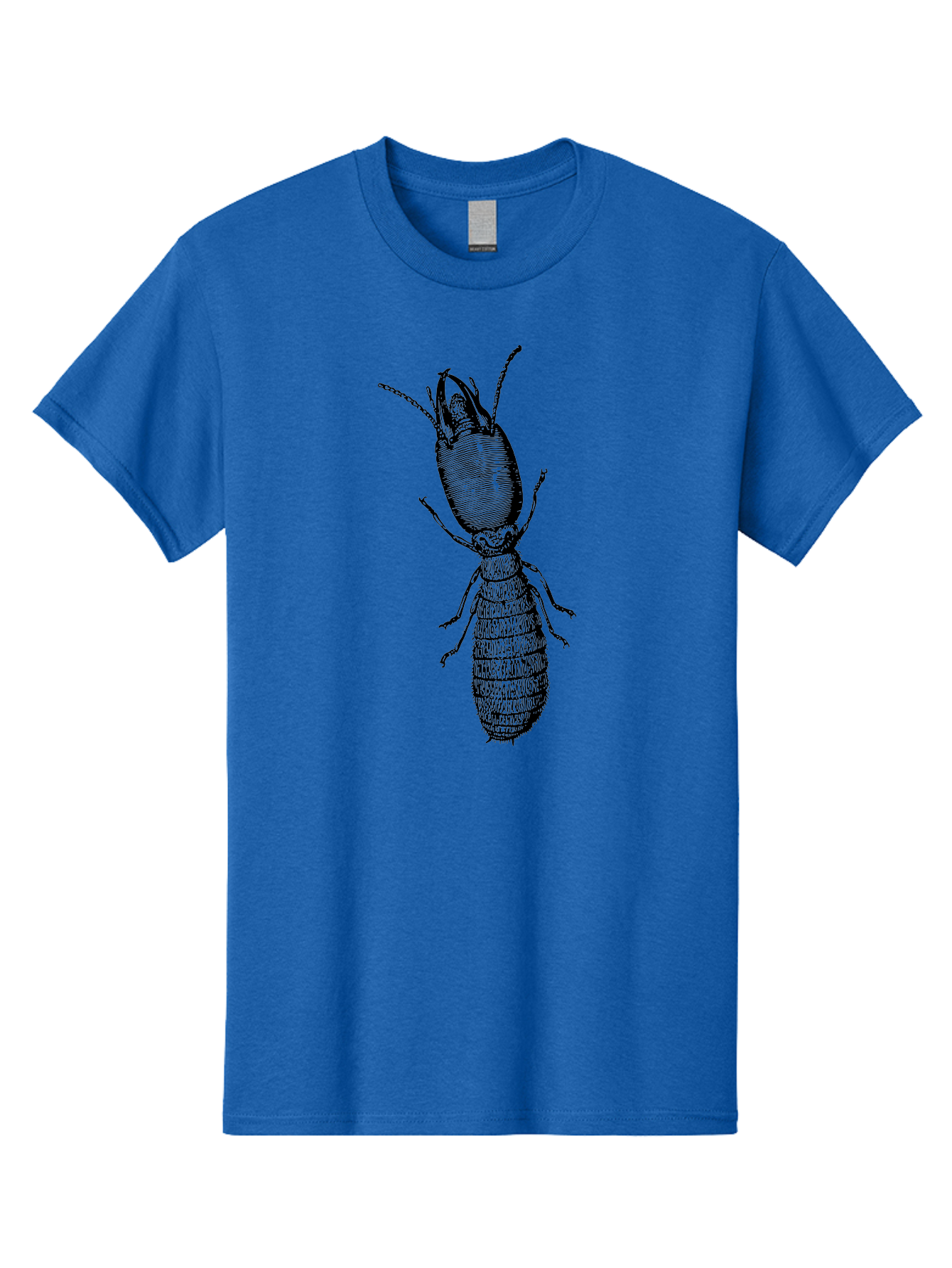 Beetle-Illustration Men'S Graphic Tee, 100% Cotton, Comfortable Casual Summer Wear, Machine Washable, Insect Anatomy, Entomology Illustration, Beetle Species, Detailed Drawing, Scientific Artwork, Insect Morphology, Nature Study Aab509
