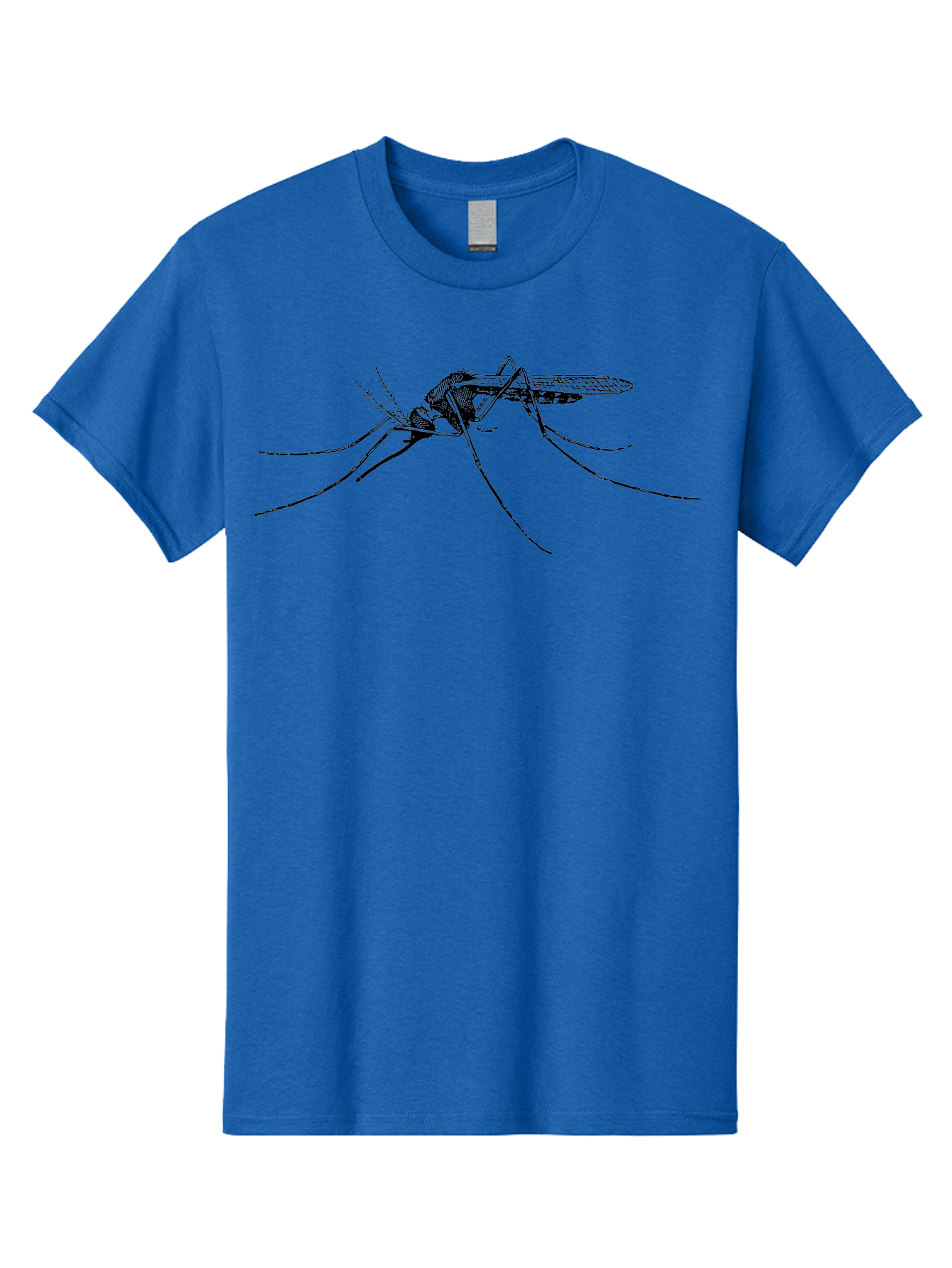 Mosquito Men'S Graphic Tee, 100% Cotton, Comfortable Casual Summer Wear, Machine Washable, Mosquito Insect, Disease Carrier, Pest Control, Vector-Borne Illness, Malaria, Zika Virus, Dengue Fever, Yellow Fever, Long Legs, Wings, Aab545