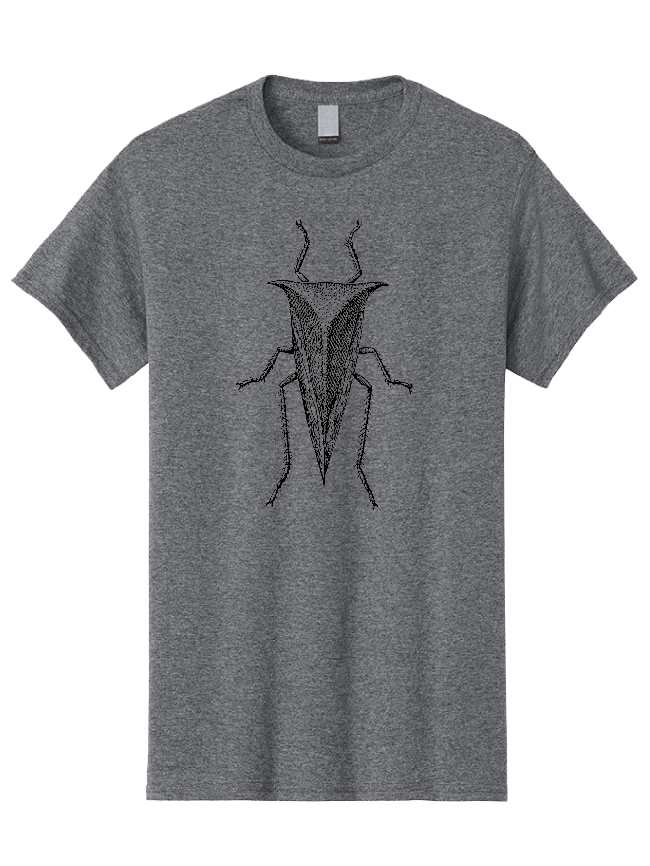 Shield-Bug Men'S Graphic Tee, 100% Cotton, Comfortable Casual Summer Wear, Machine Washable, Shield Bug, Insect Illustration, Entomology Art, Detailed Drawing, Insect Anatomy, Bug Graphics, Vector Art, Monochrome Design, Insect Species, Aab551