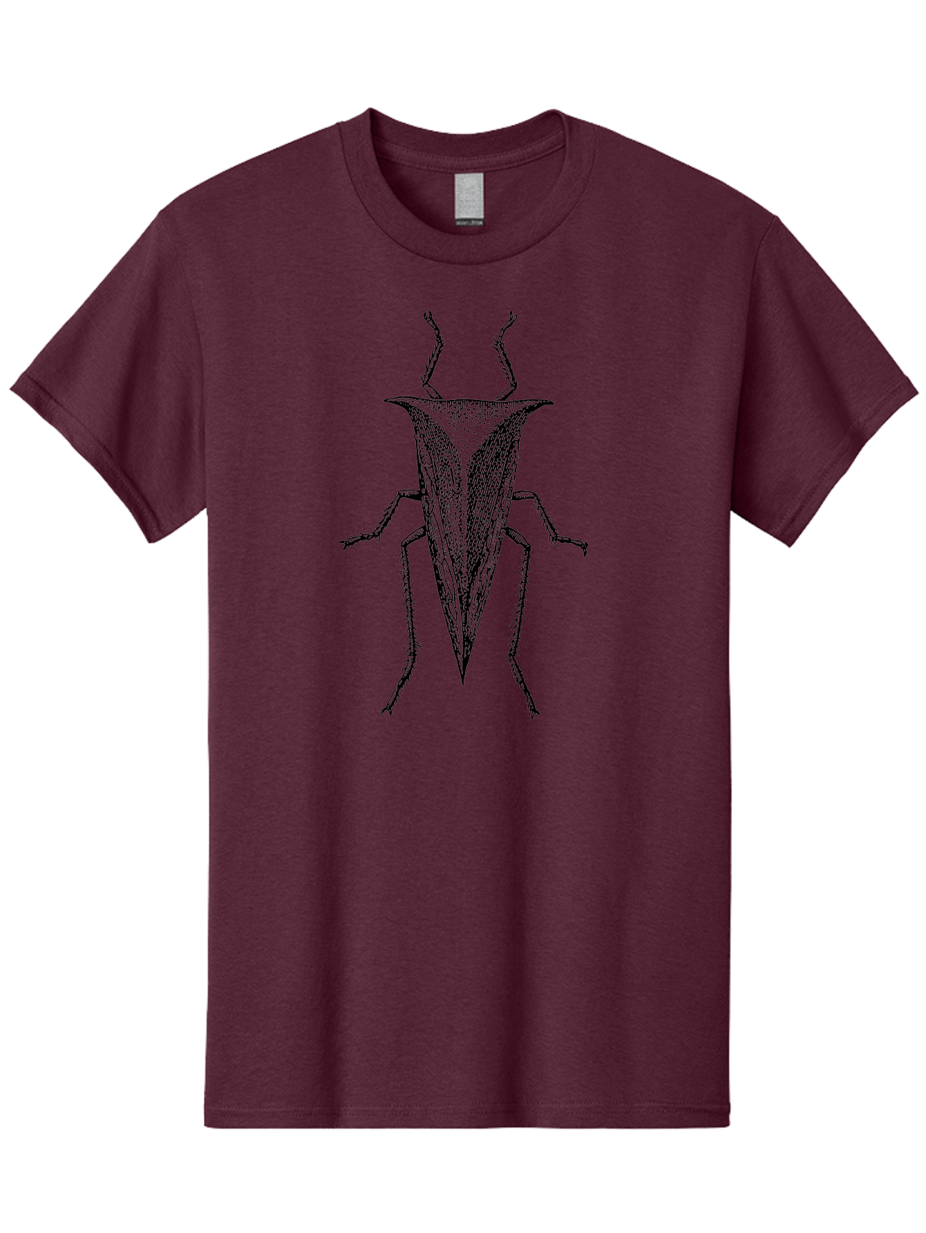 Shield-Bug Men'S Graphic Tee, 100% Cotton, Comfortable Casual Summer Wear, Machine Washable, Shield Bug, Insect Illustration, Entomology Art, Detailed Drawing, Insect Anatomy, Bug Graphics, Vector Art, Monochrome Design, Insect Species, Aab551