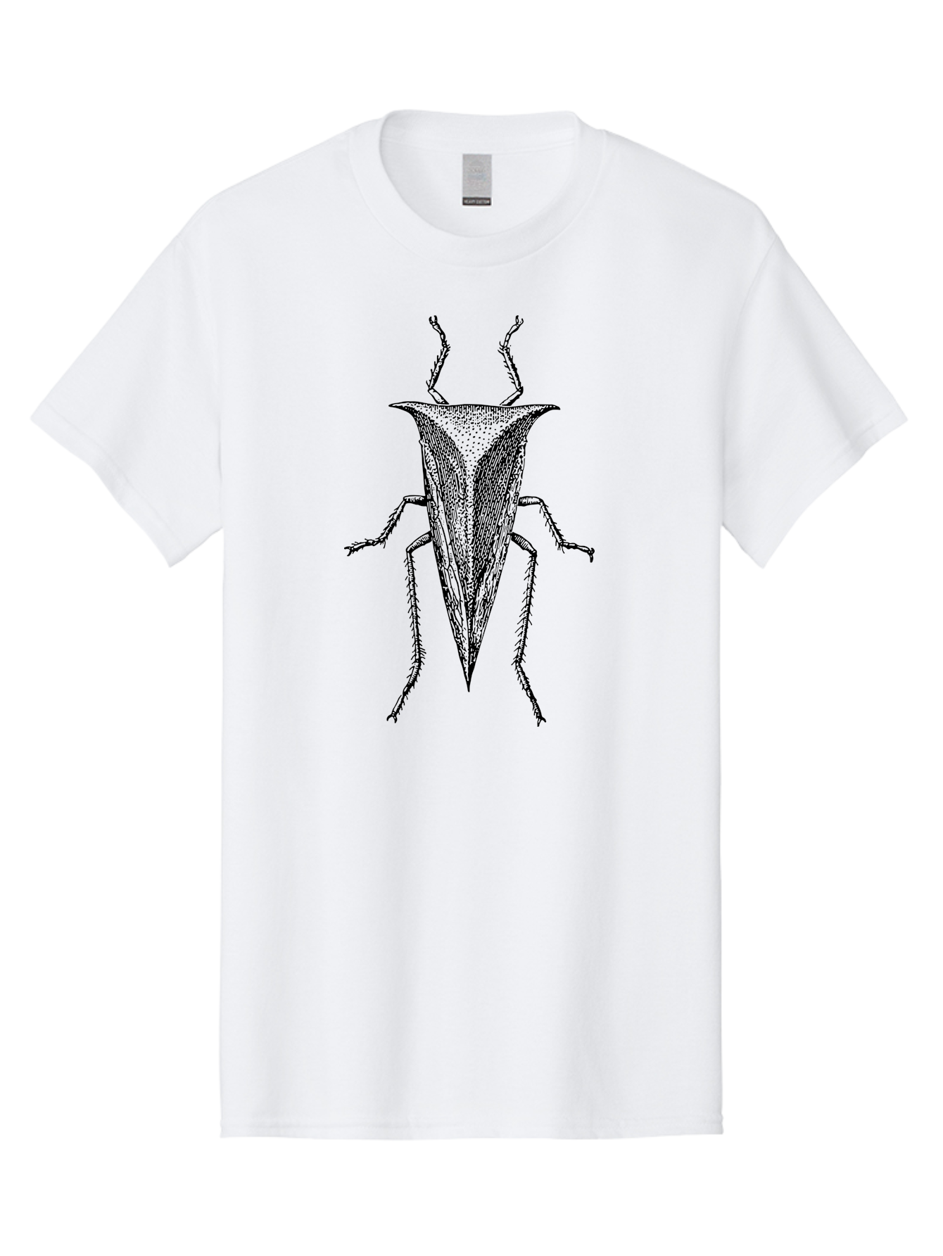 Shield-Bug Men'S Graphic Tee, 100% Cotton, Comfortable Casual Summer Wear, Machine Washable, Shield Bug, Insect Illustration, Entomology Art, Detailed Drawing, Insect Anatomy, Bug Graphics, Vector Art, Monochrome Design, Insect Species, Aab551