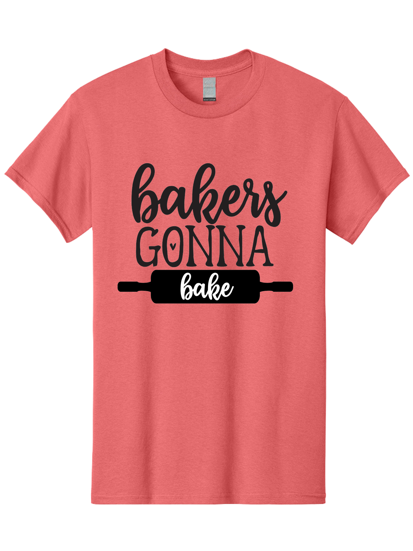 Bakers-Gonna-Bake-1 Men'S Graphic Tee, 100% Cotton, Comfortable Casual Summer Wear, Machine Washable, Baking Inspiration, Bakers Gonna Bake, Rolling Pin, Baking Quotes, Sweet Treats, Baker'S Life, Baking Love, Pastry Arts Aab562