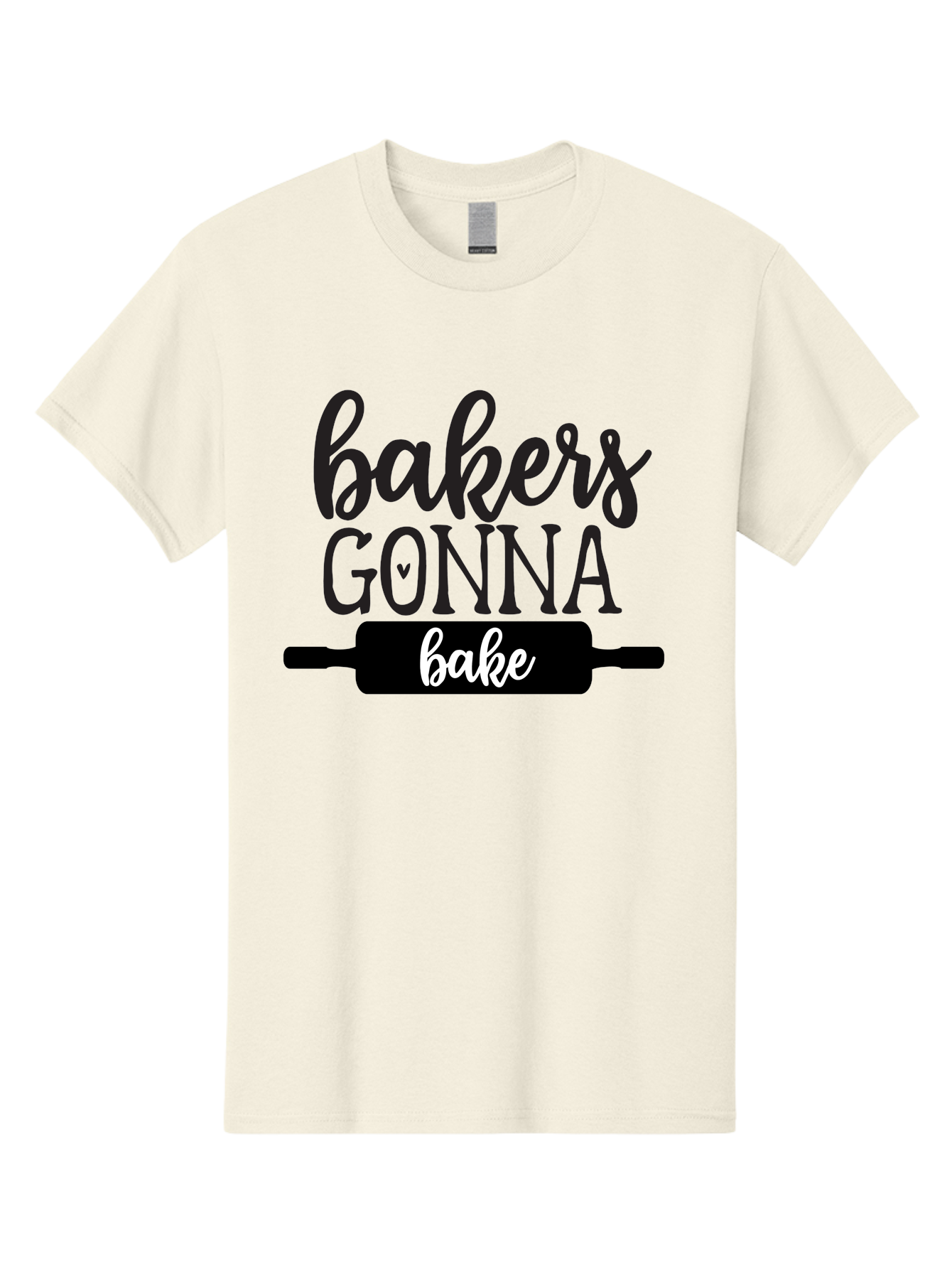 Bakers-Gonna-Bake-1 Men'S Graphic Tee, 100% Cotton, Comfortable Casual Summer Wear, Machine Washable, Baking Inspiration, Bakers Gonna Bake, Rolling Pin, Baking Quotes, Sweet Treats, Baker'S Life, Baking Love, Pastry Arts Aab562