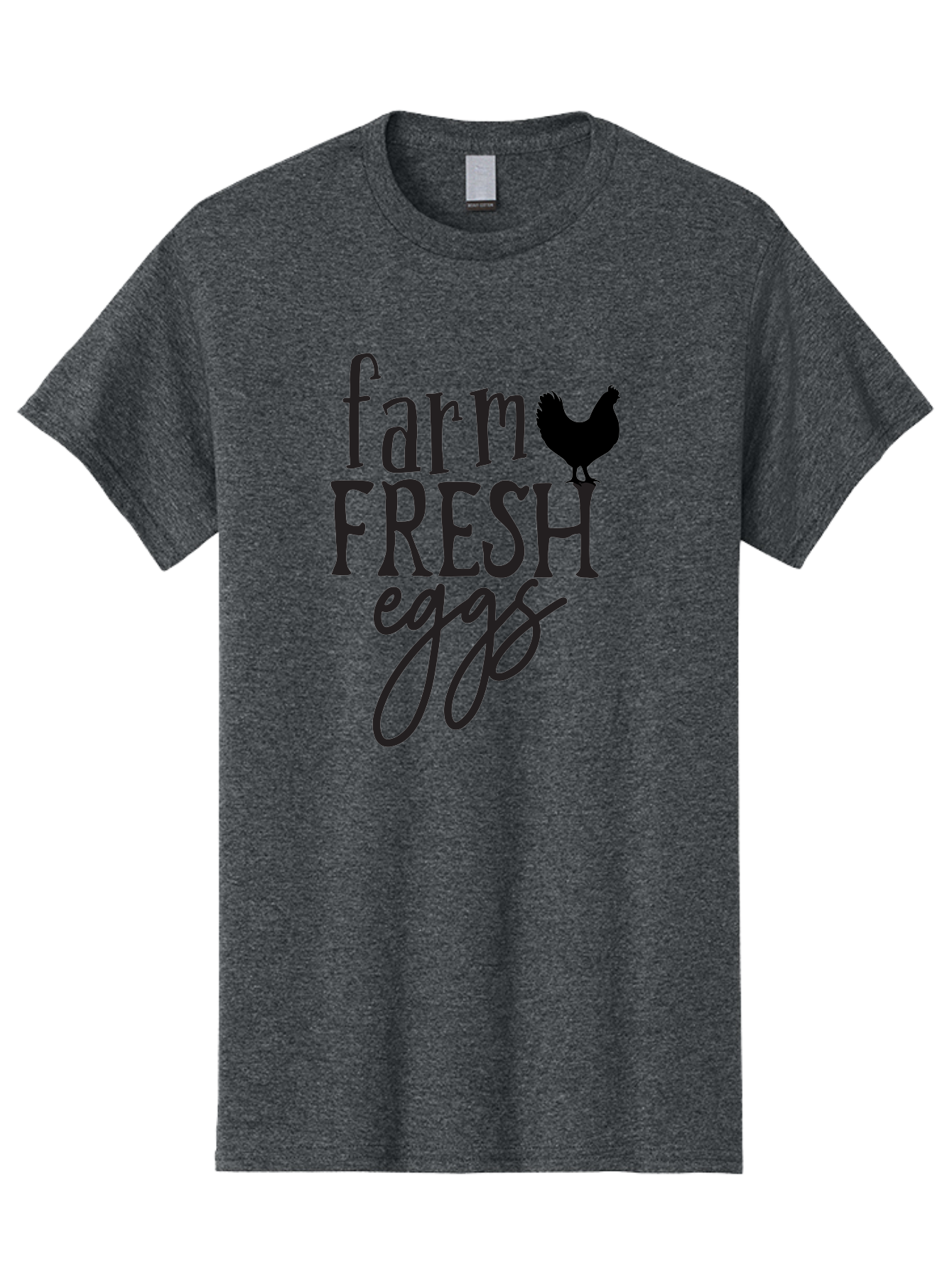 Farm-Fresh-Eggs-1 Men'S Graphic Tee, 100% Cotton, Comfortable Casual Summer Wear, Machine Washable, Farm Fresh Eggs, Farm To Table, Organic Eggs, Local Produce, Healthy Eating, Natural Food, Rustic Charm, Chicken Farm, Egg Farm Aab576