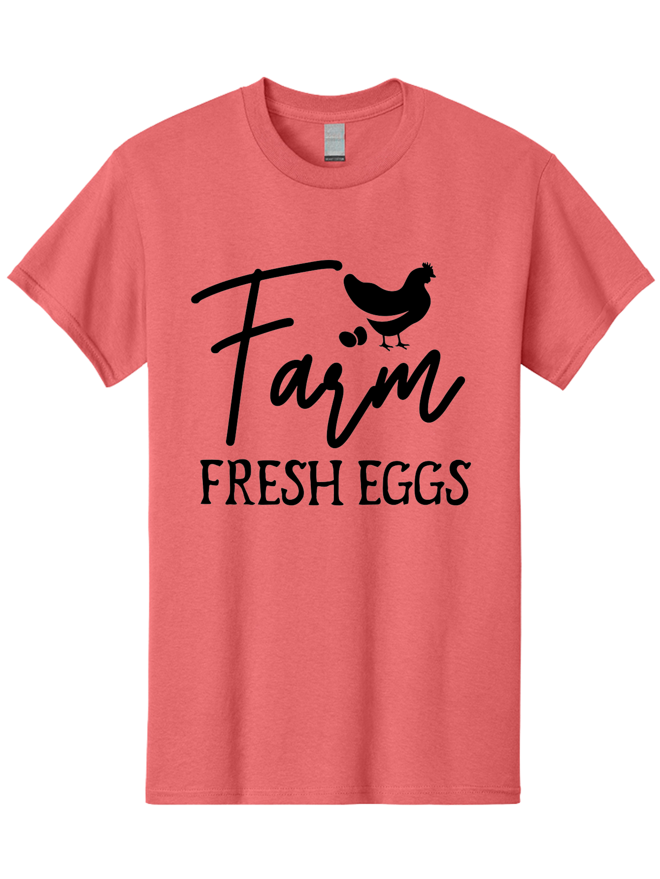 Farm-Fresh-Eggs Men'S Graphic Tee, 100% Cotton, Comfortable Casual Summer Wear, Machine Washable, Farm Fresh Eggs, Eggs, Farm, Fresh Produce, Farm Eggs, Farm Fresh Aab577
