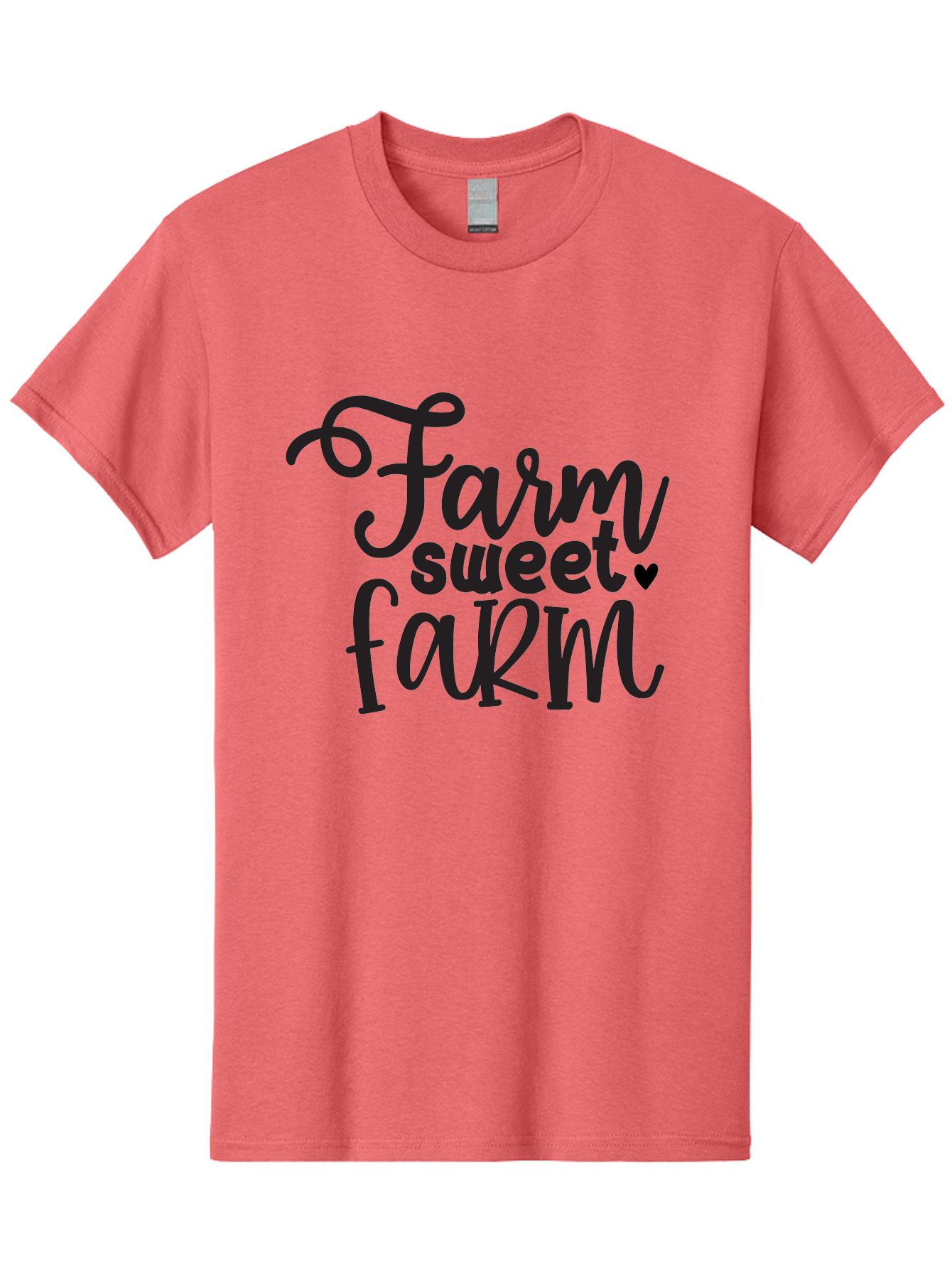 Farm-Sweet-Farm Men'S Graphic Tee, 100% Cotton, Comfortable Casual Summer Wear, Machine Washable, Rural Charm, Countryside Living, Farmhouse Style, Homespun Decor, Country Vibes, Rustic Elegance, Farm Sweet Farm Aab579