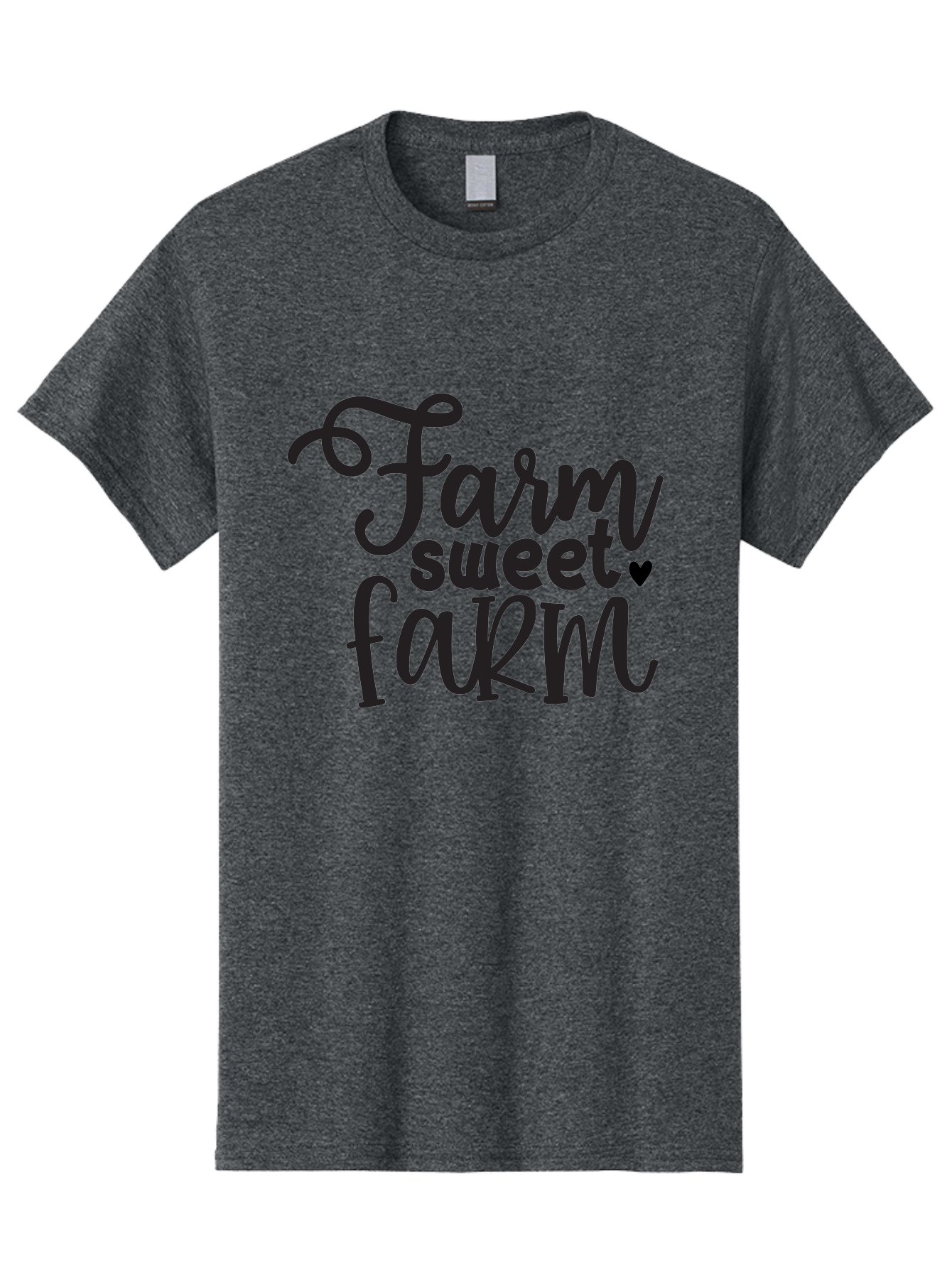 Farm-Sweet-Farm Men'S Graphic Tee, 100% Cotton, Comfortable Casual Summer Wear, Machine Washable, Rural Charm, Countryside Living, Farmhouse Style, Homespun Decor, Country Vibes, Rustic Elegance, Farm Sweet Farm Aab579