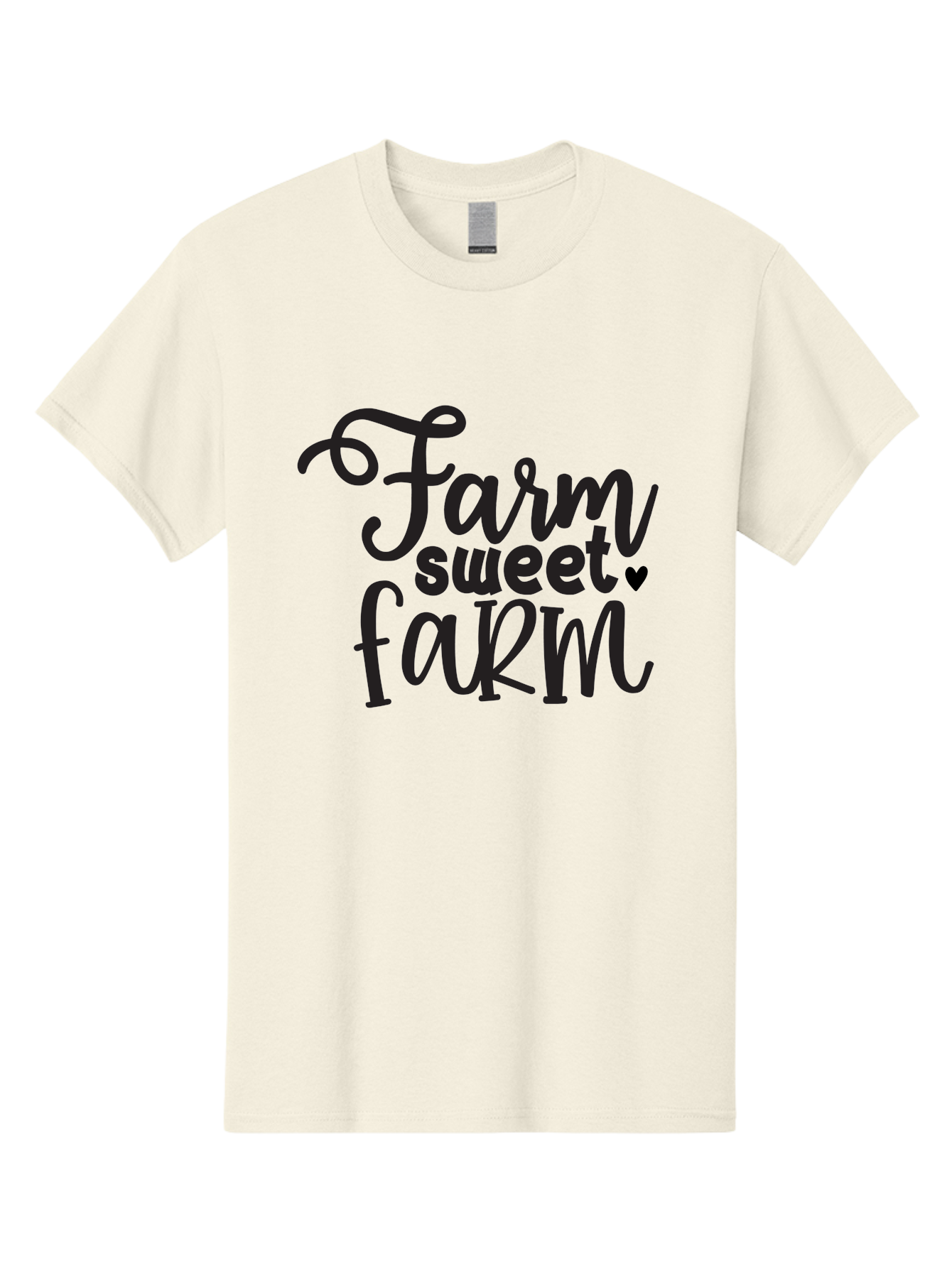 Farm-Sweet-Farm Men'S Graphic Tee, 100% Cotton, Comfortable Casual Summer Wear, Machine Washable, Rural Charm, Countryside Living, Farmhouse Style, Homespun Decor, Country Vibes, Rustic Elegance, Farm Sweet Farm Aab579