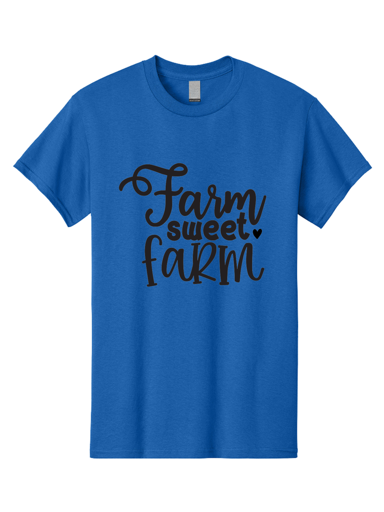 Farm-Sweet-Farm Men'S Graphic Tee, 100% Cotton, Comfortable Casual Summer Wear, Machine Washable, Rural Charm, Countryside Living, Farmhouse Style, Homespun Decor, Country Vibes, Rustic Elegance, Farm Sweet Farm Aab579