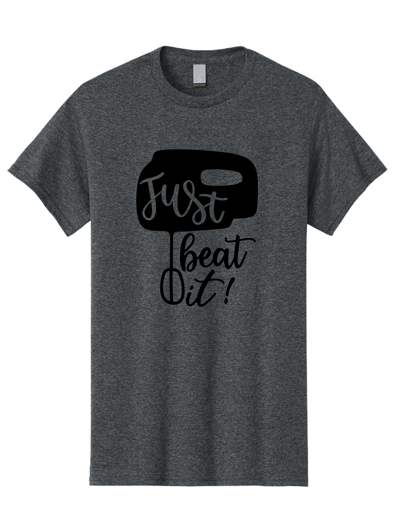 Just-Beat-It Men'S Graphic Tee, 100% Cotton, Comfortable Casual Summer Wear, Machine Washable, Boxing, Motivational Quote, Fitness Inspiration, Workout Encouragement, Just Beat It!, Boxing Graphics, Motivational Boxing Aab582