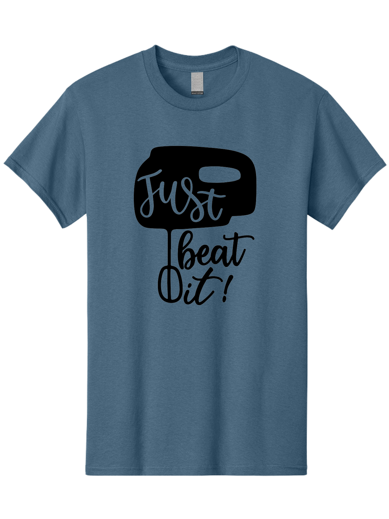 Just-Beat-It Men'S Graphic Tee, 100% Cotton, Comfortable Casual Summer Wear, Machine Washable, Boxing, Motivational Quote, Fitness Inspiration, Workout Encouragement, Just Beat It!, Boxing Graphics, Motivational Boxing Aab582