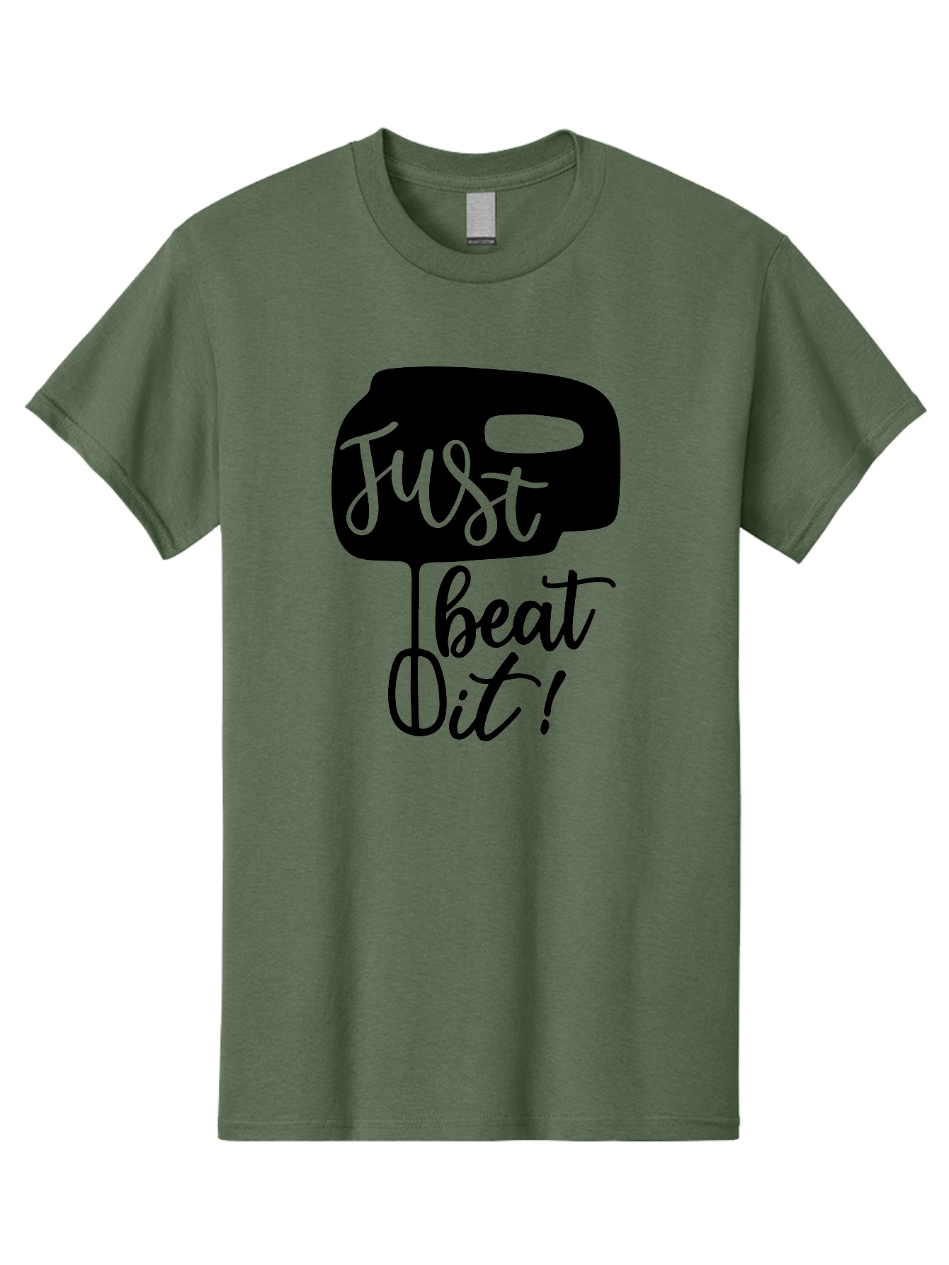 Just-Beat-It Men'S Graphic Tee, 100% Cotton, Comfortable Casual Summer Wear, Machine Washable, Boxing, Motivational Quote, Fitness Inspiration, Workout Encouragement, Just Beat It!, Boxing Graphics, Motivational Boxing Aab582