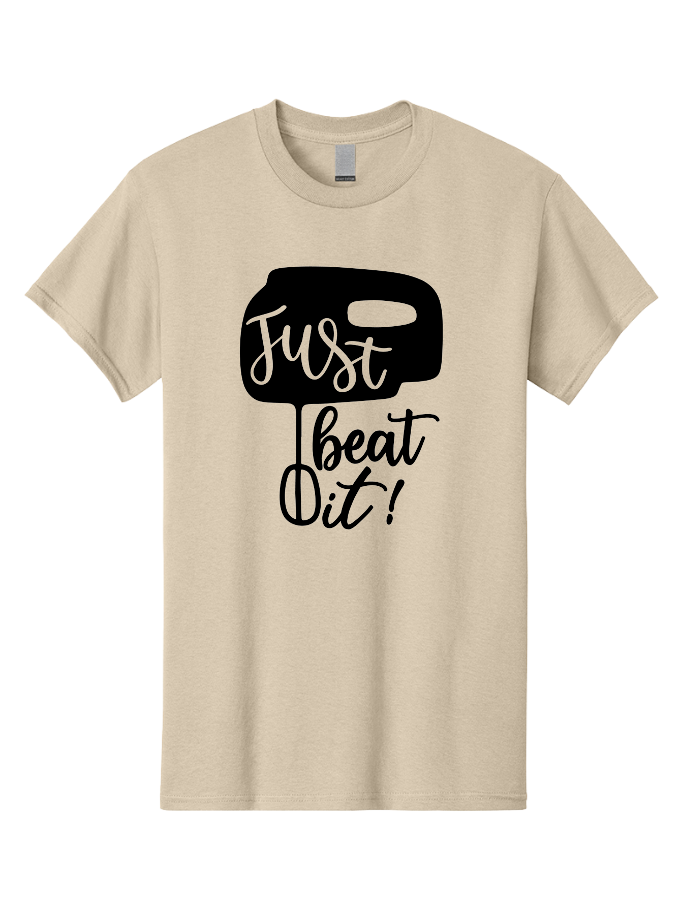 Just-Beat-It Men'S Graphic Tee, 100% Cotton, Comfortable Casual Summer Wear, Machine Washable, Boxing, Motivational Quote, Fitness Inspiration, Workout Encouragement, Just Beat It!, Boxing Graphics, Motivational Boxing Aab582
