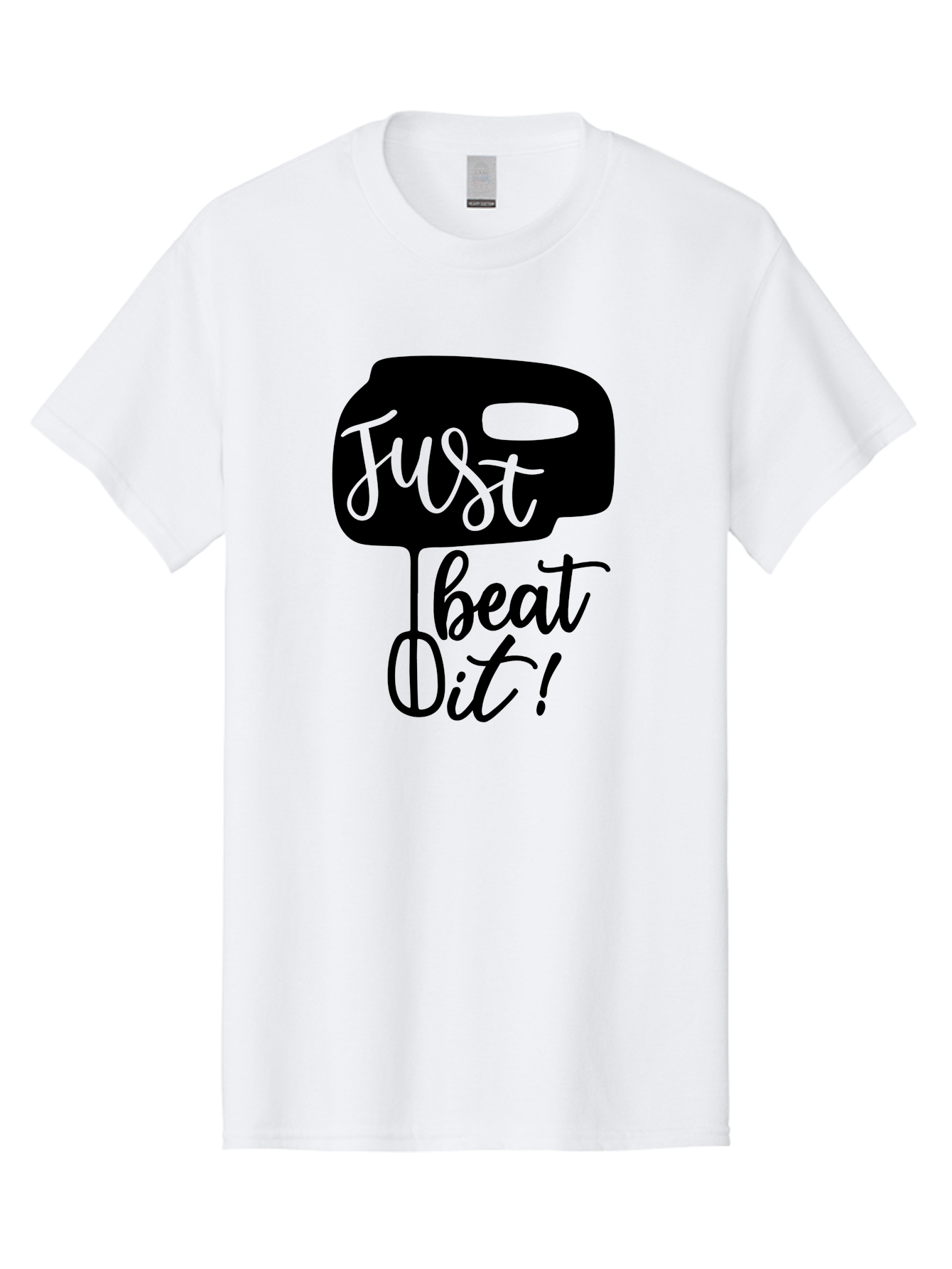 Just-Beat-It Men'S Graphic Tee, 100% Cotton, Comfortable Casual Summer Wear, Machine Washable, Boxing, Motivational Quote, Fitness Inspiration, Workout Encouragement, Just Beat It!, Boxing Graphics, Motivational Boxing Aab582