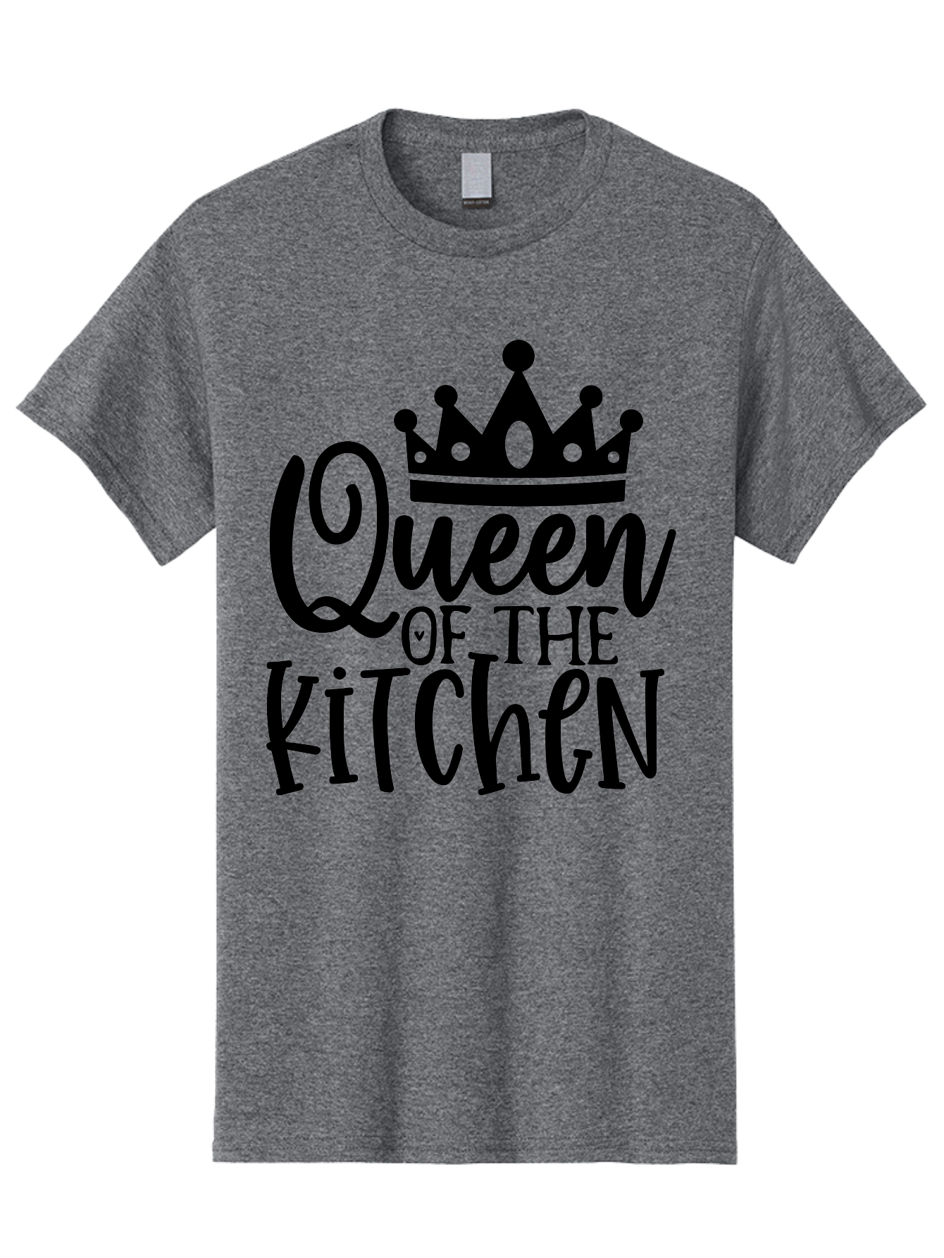 Queen-Of-The-Kitchen Men'S Graphic Tee, 100% Cotton, Comfortable Casual Summer Wear, Machine Washable, Kitchen Queen, Cooking, Baking, Culinary Skills, Domestic Goddess, Kitchen Decor, Cooking Inspiration, Recipe Ideas, Kitchen Motivation, Aab587