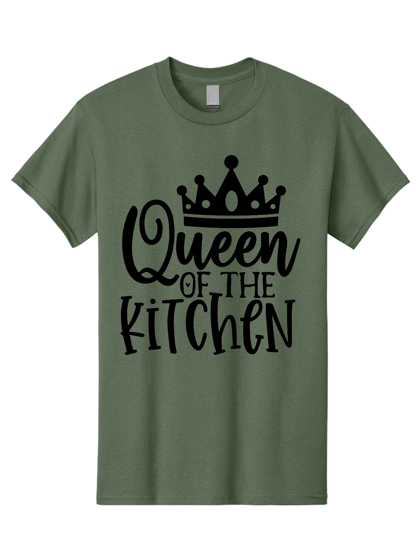 Queen-Of-The-Kitchen Men'S Graphic Tee, 100% Cotton, Comfortable Casual Summer Wear, Machine Washable, Kitchen Queen, Cooking, Baking, Culinary Skills, Domestic Goddess, Kitchen Decor, Cooking Inspiration, Recipe Ideas, Kitchen Motivation, Aab587