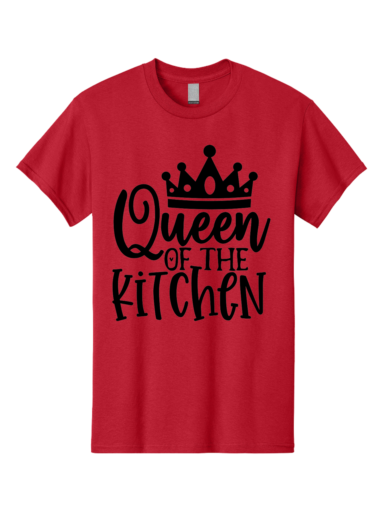 Queen-Of-The-Kitchen Men'S Graphic Tee, 100% Cotton, Comfortable Casual Summer Wear, Machine Washable, Kitchen Queen, Cooking, Baking, Culinary Skills, Domestic Goddess, Kitchen Decor, Cooking Inspiration, Recipe Ideas, Kitchen Motivation, Aab587