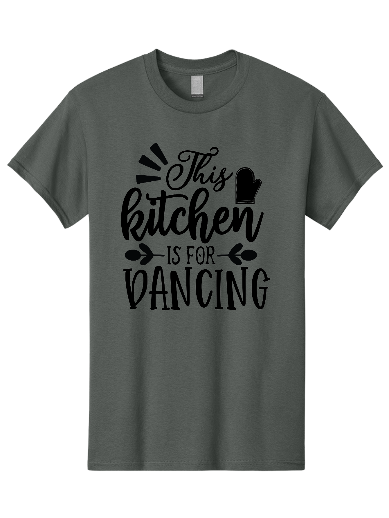 This-Kitchen-Is-For-Dancing Men'S Graphic Tee, 100% Cotton, Comfortable Casual Summer Wear, Machine Washable, Kitchen Dancing, Kitchen Decor, Dance Quotes, Kitchen Inspiration, Cooking Quotes, Dance Love, Kitchen Passion, Cooking Inspiration Aab592